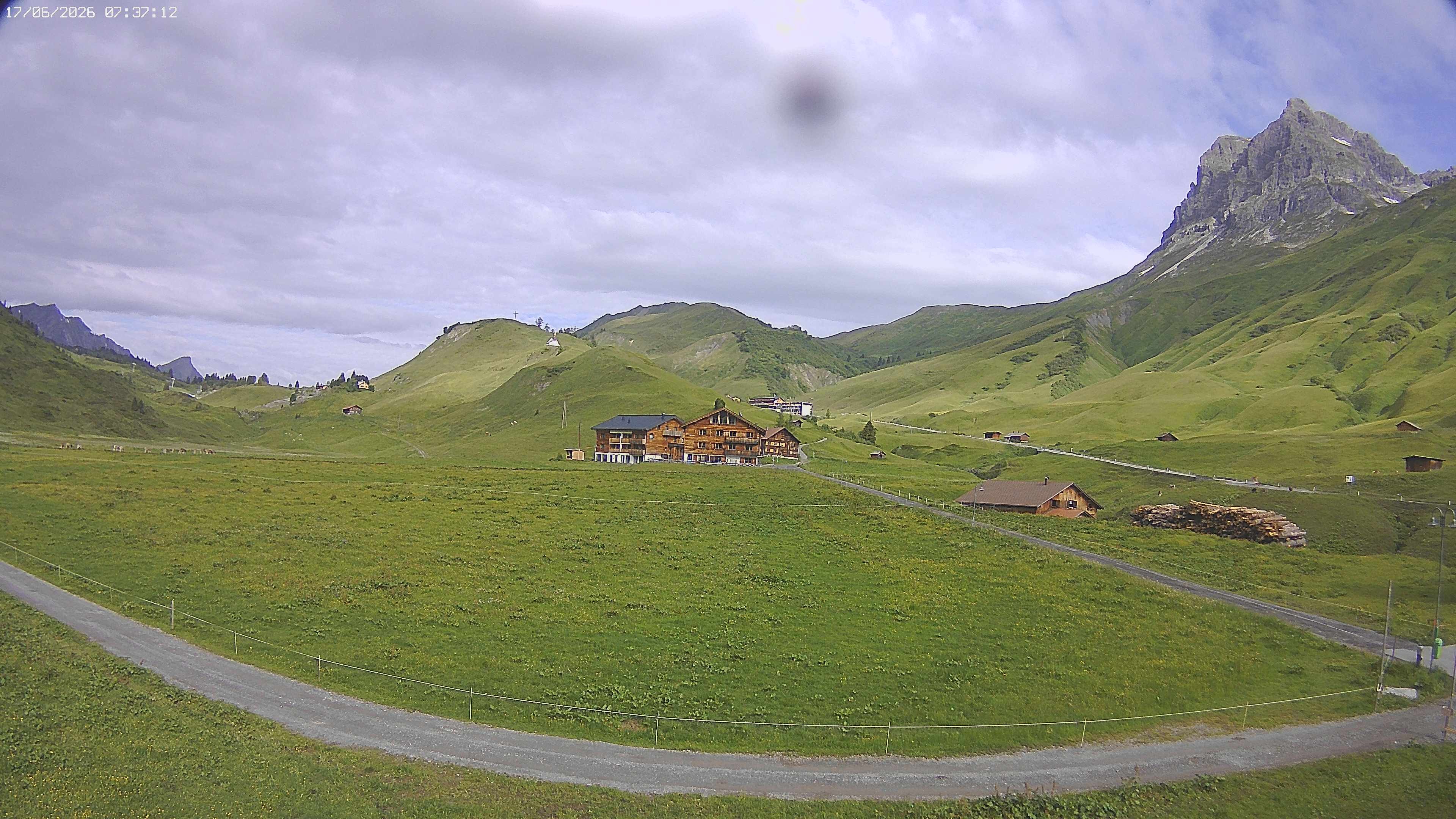 Archiv Foto Webcam Jägeralpe bei Warth
