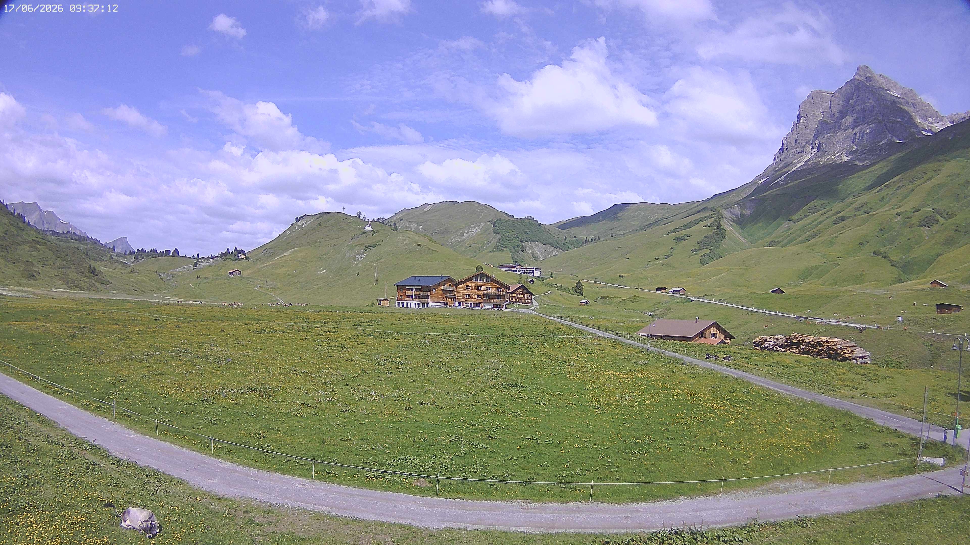 Archiv Foto Webcam Jägeralpe bei Warth