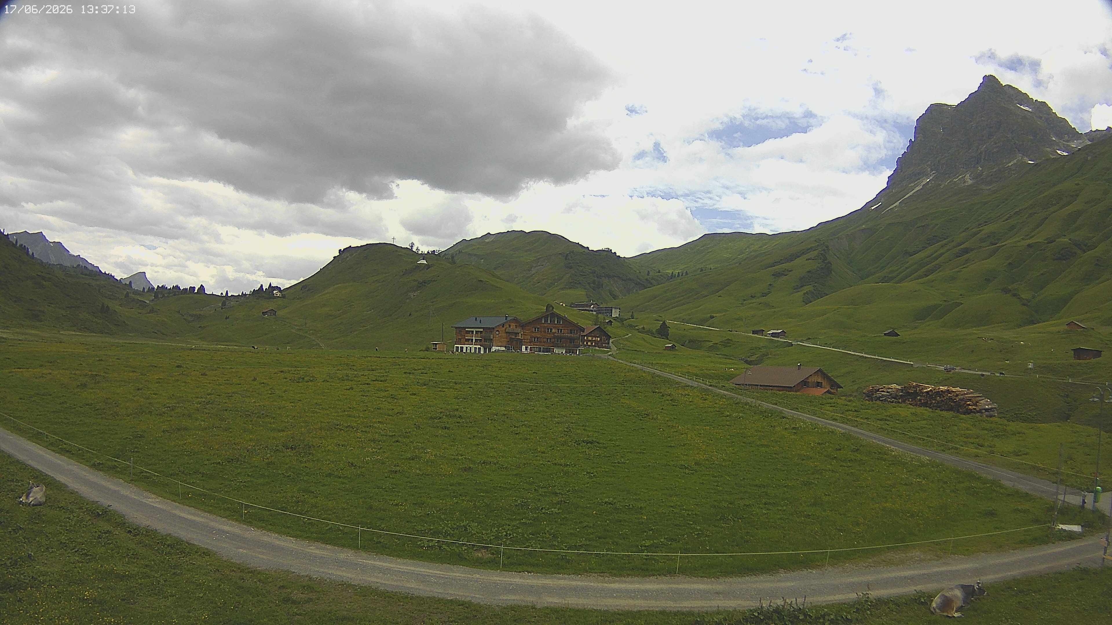 Archiv Foto Webcam Jägeralpe bei Warth