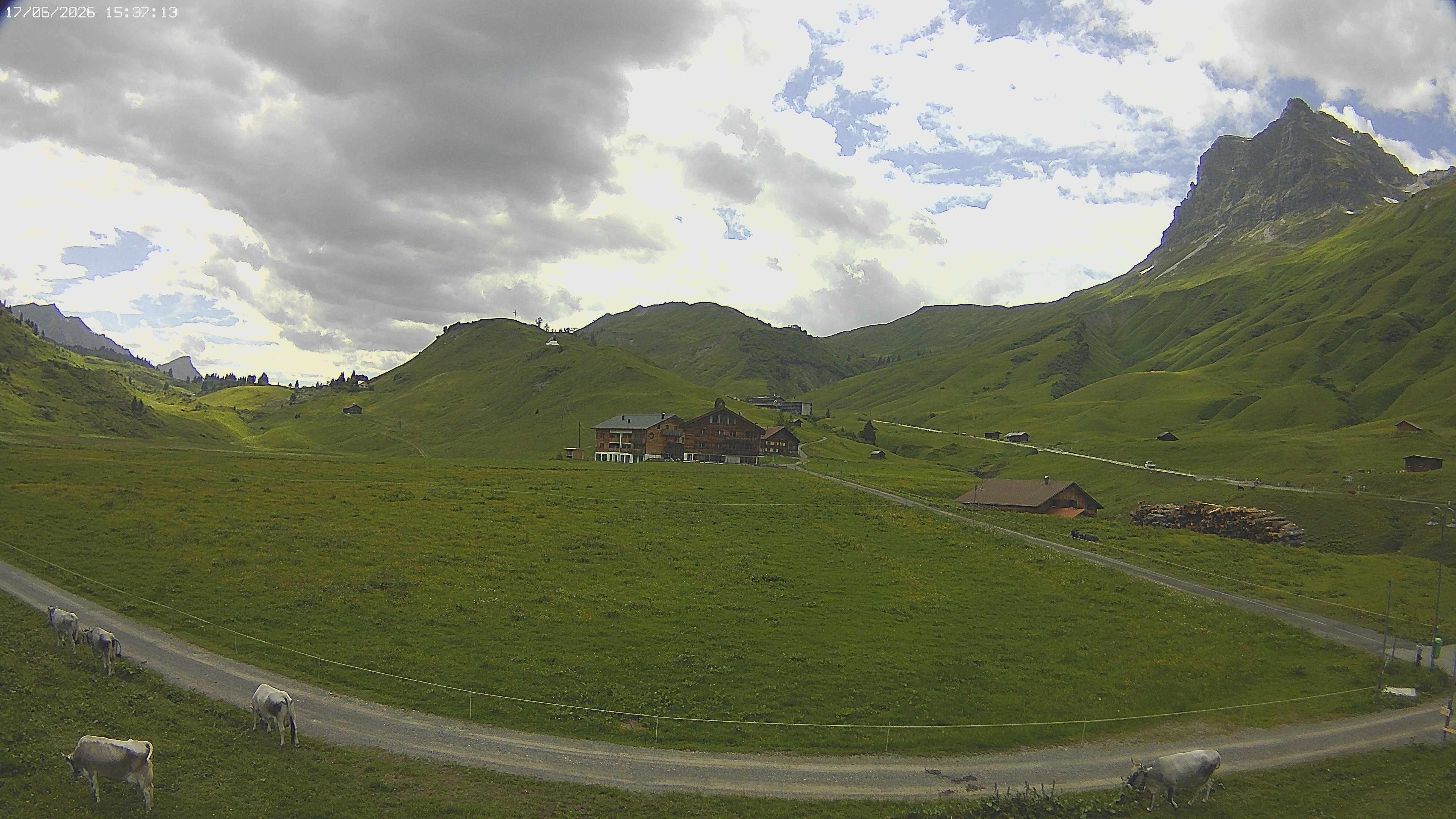 Archiv Foto Webcam Jägeralpe bei Warth