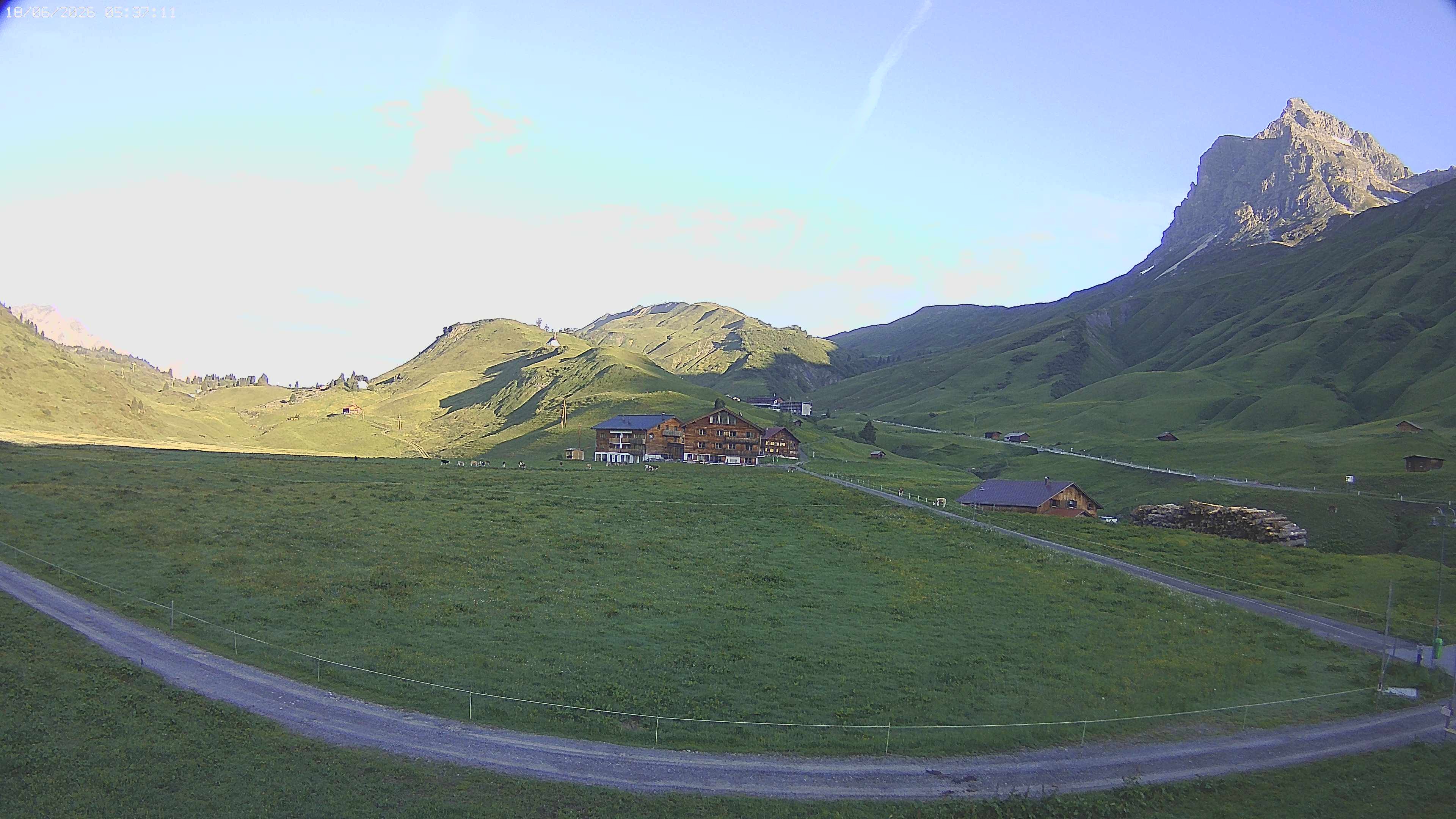 Archiv Foto Webcam Jägeralpe bei Warth