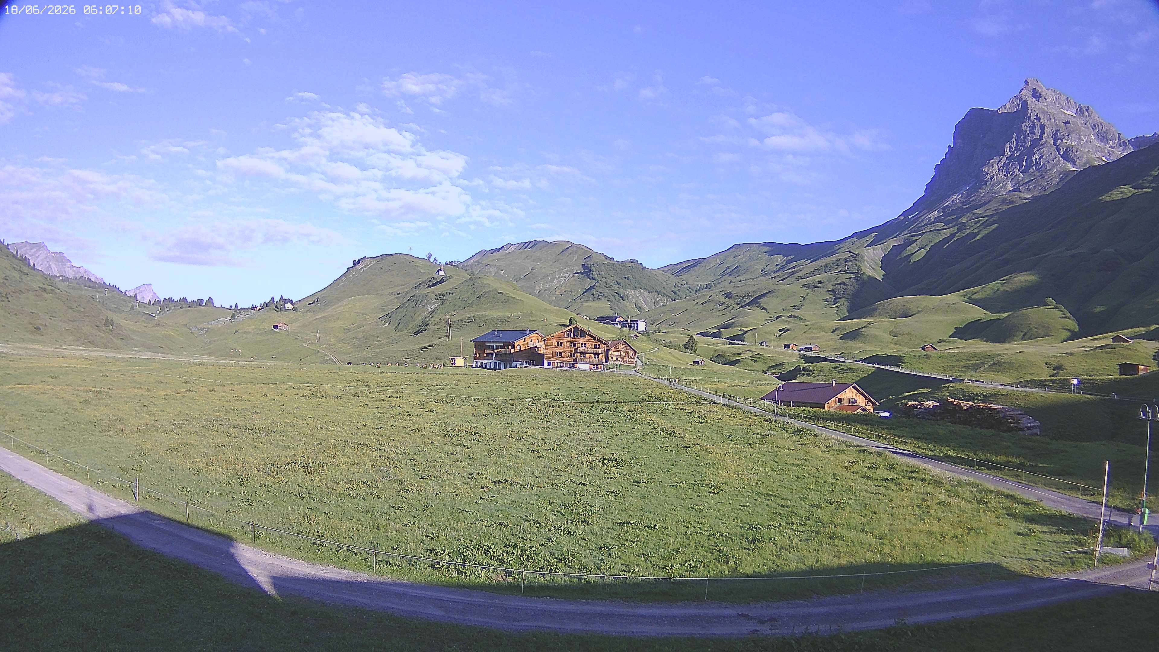 Archiv Foto Webcam Jägeralpe bei Warth