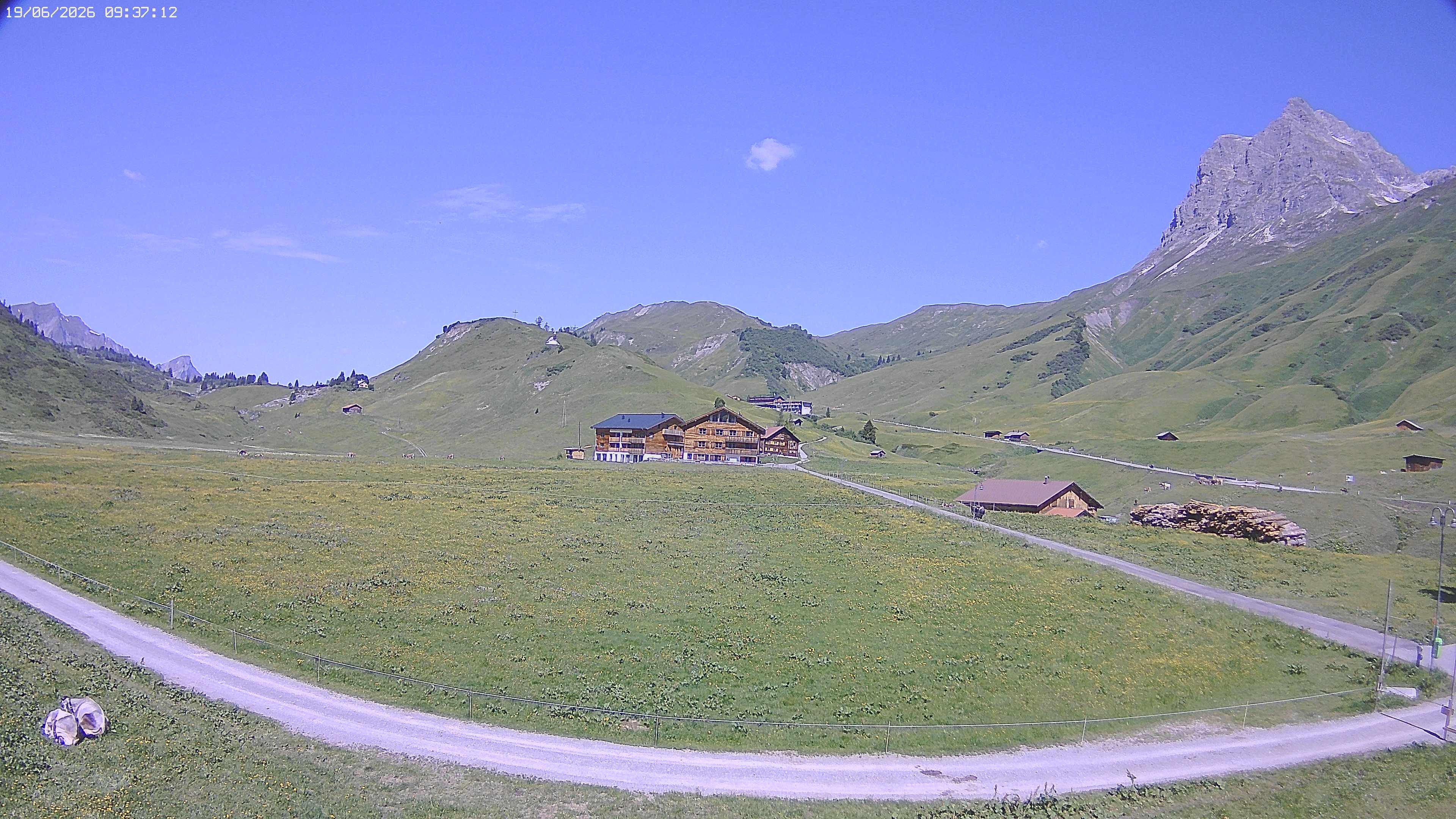 Archiv Foto Webcam Jägeralpe bei Warth