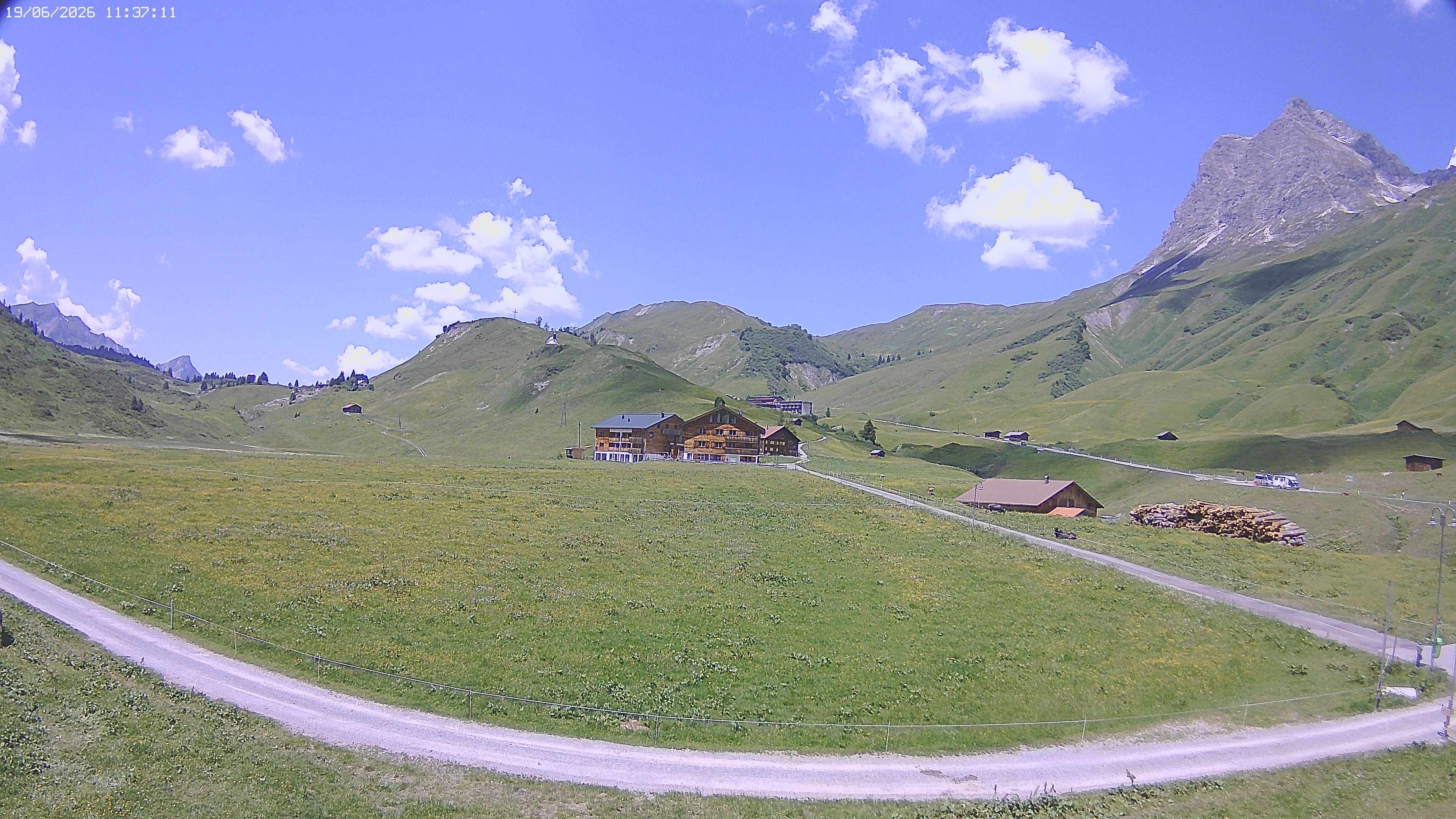 Archived image Webcam Jägeralpe near Warth