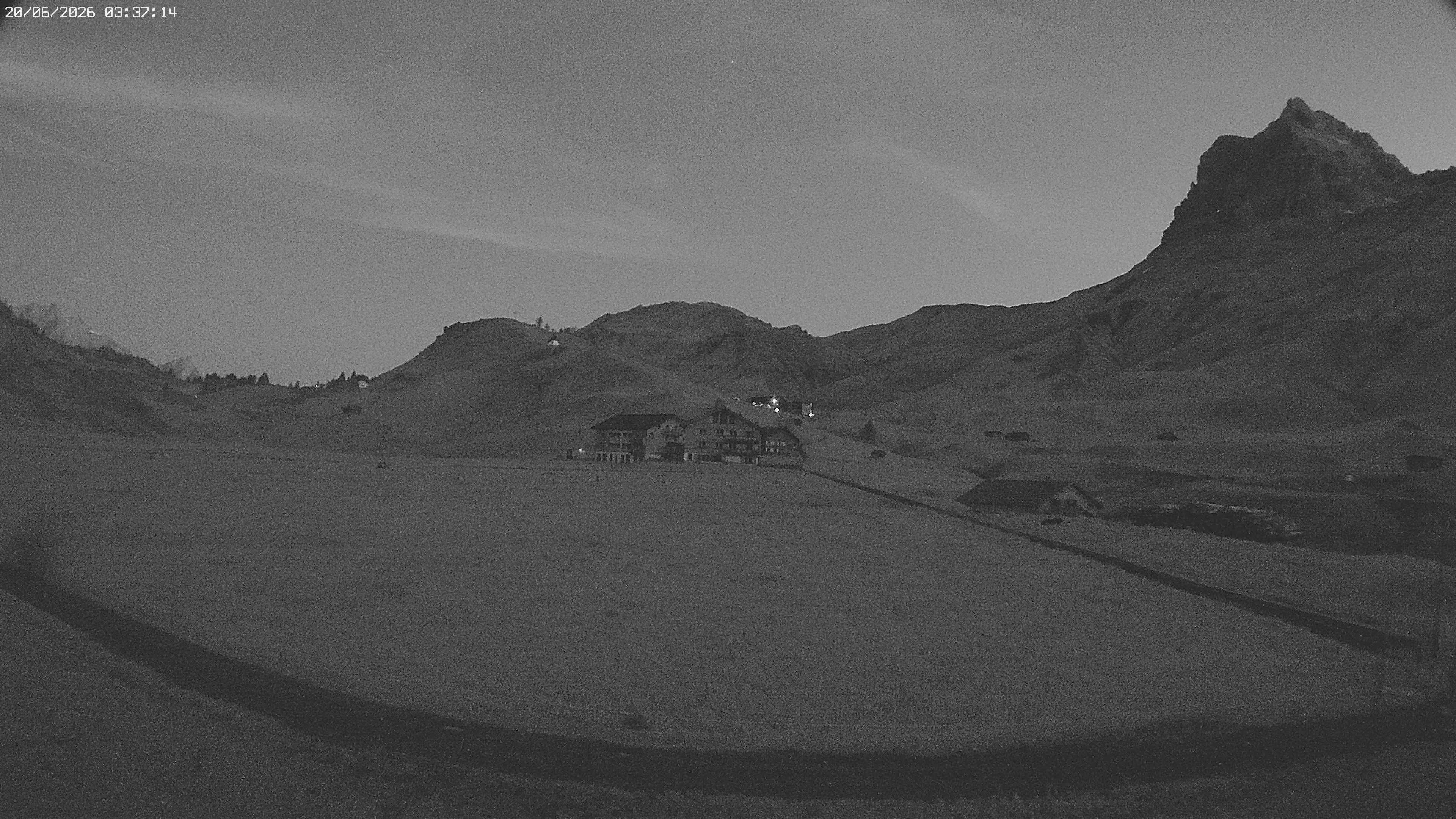 Archiv Foto Webcam Jägeralpe bei Warth