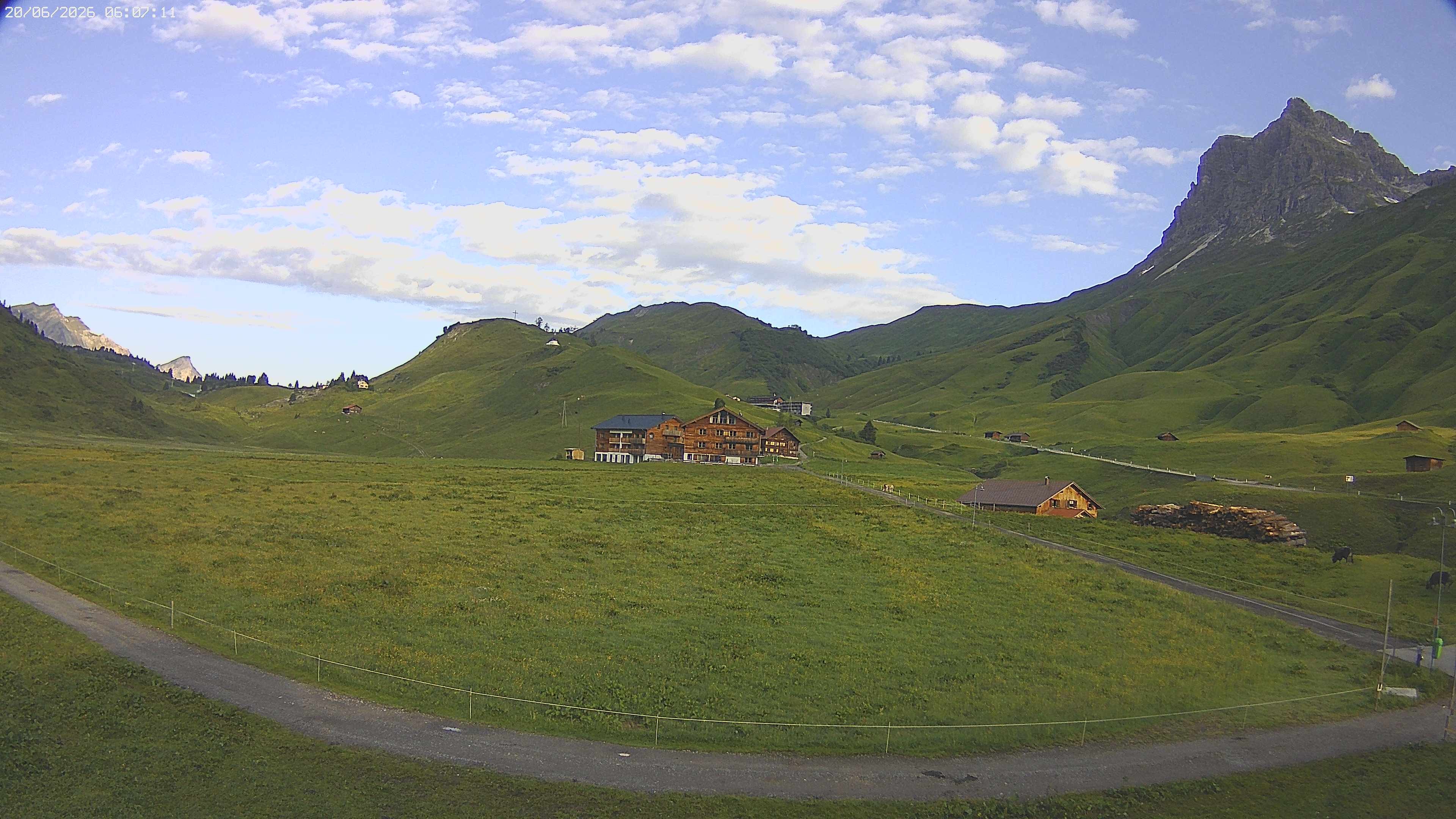 Archiv Foto Webcam Jägeralpe bei Warth