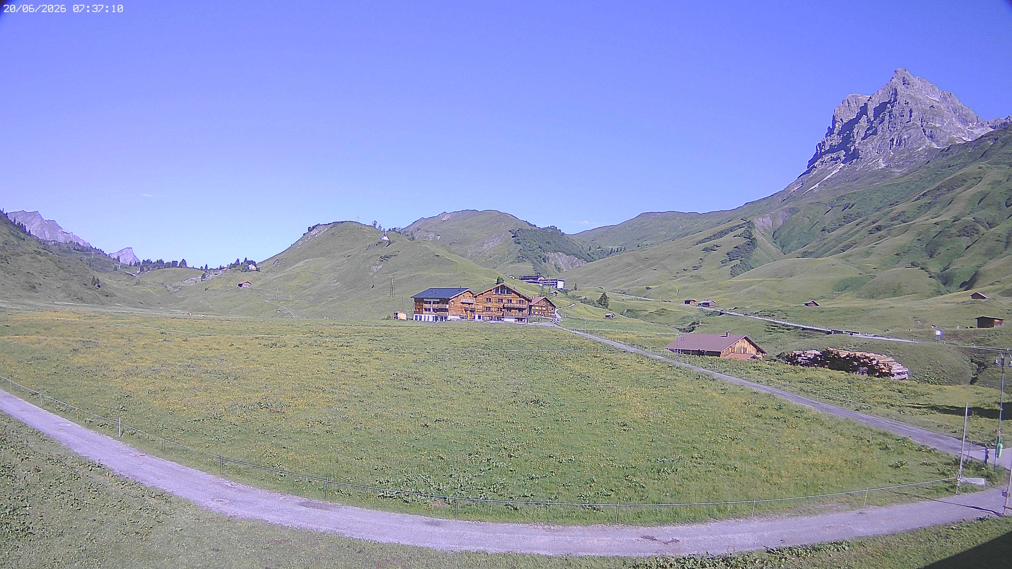 Archiv Foto Webcam Jägeralpe bei Warth