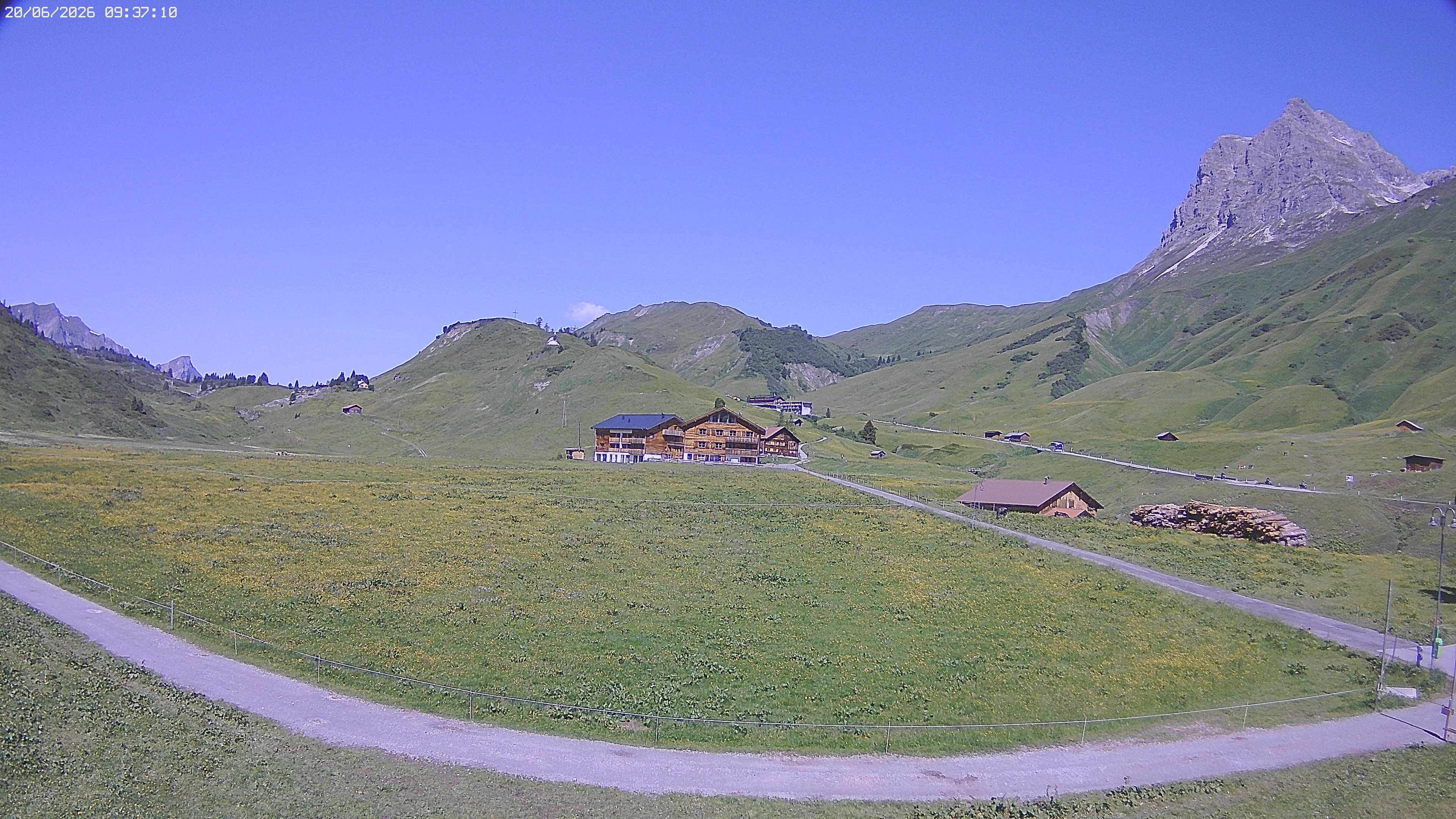 Archiv Foto Webcam Jägeralpe bei Warth