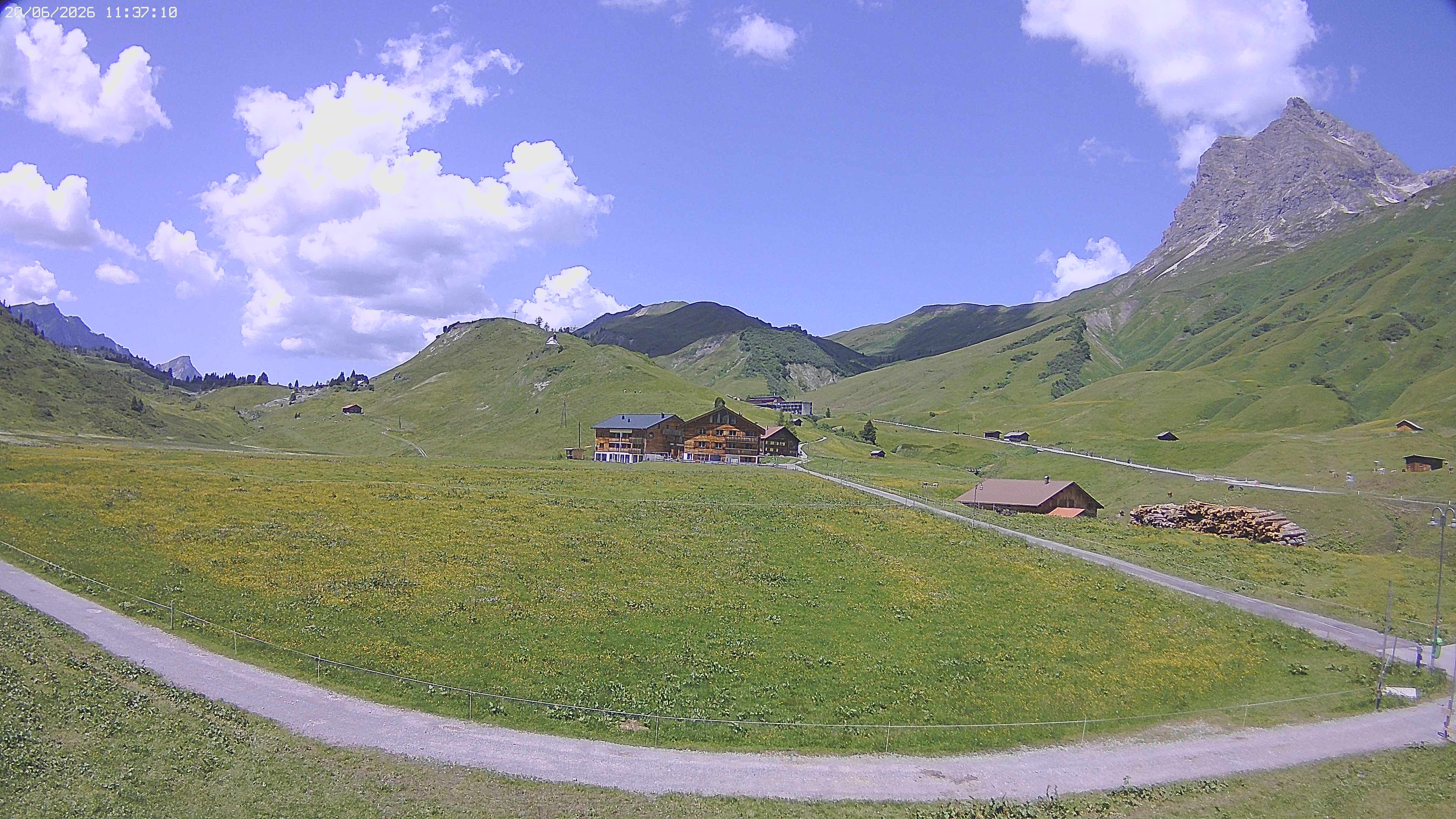 Archiv Foto Webcam Jägeralpe bei Warth