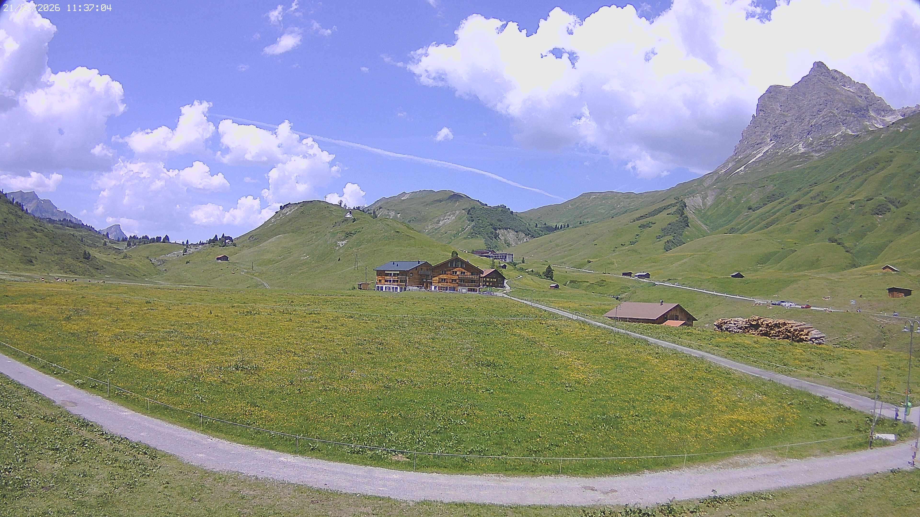 Archived image Webcam Jägeralpe near Warth