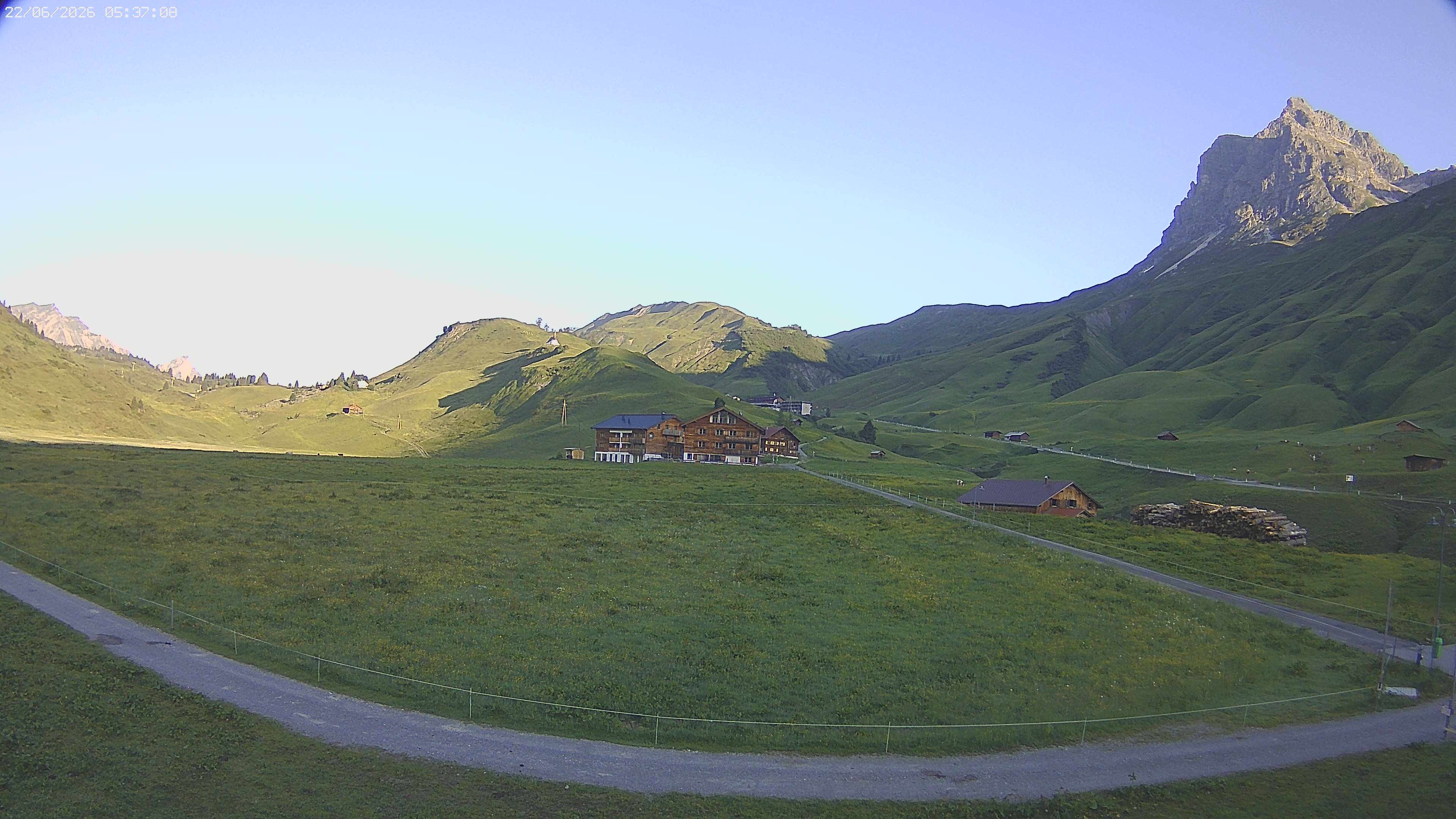 Archiv Foto Webcam Jägeralpe bei Warth