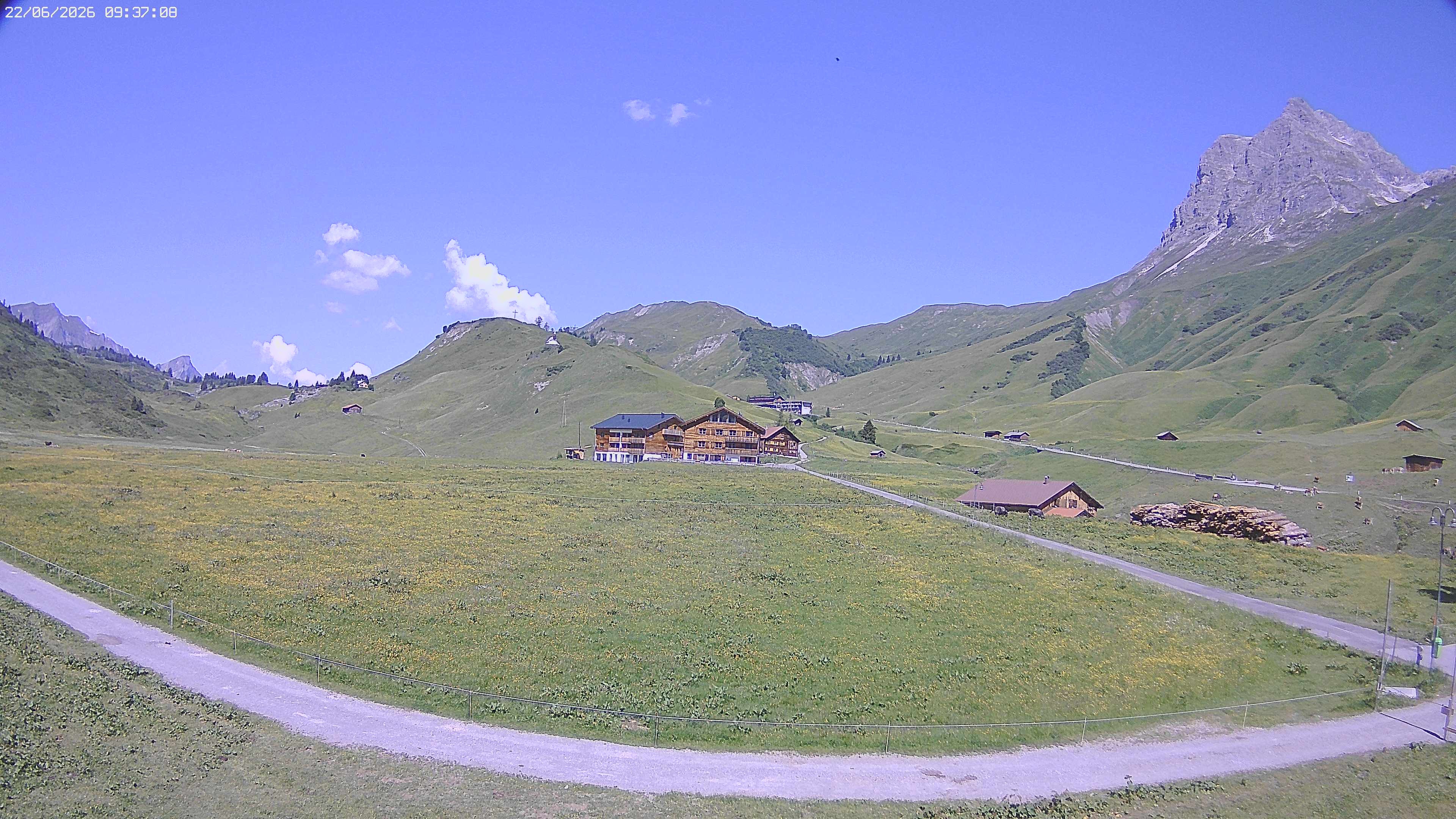 Archiv Foto Webcam Jägeralpe bei Warth