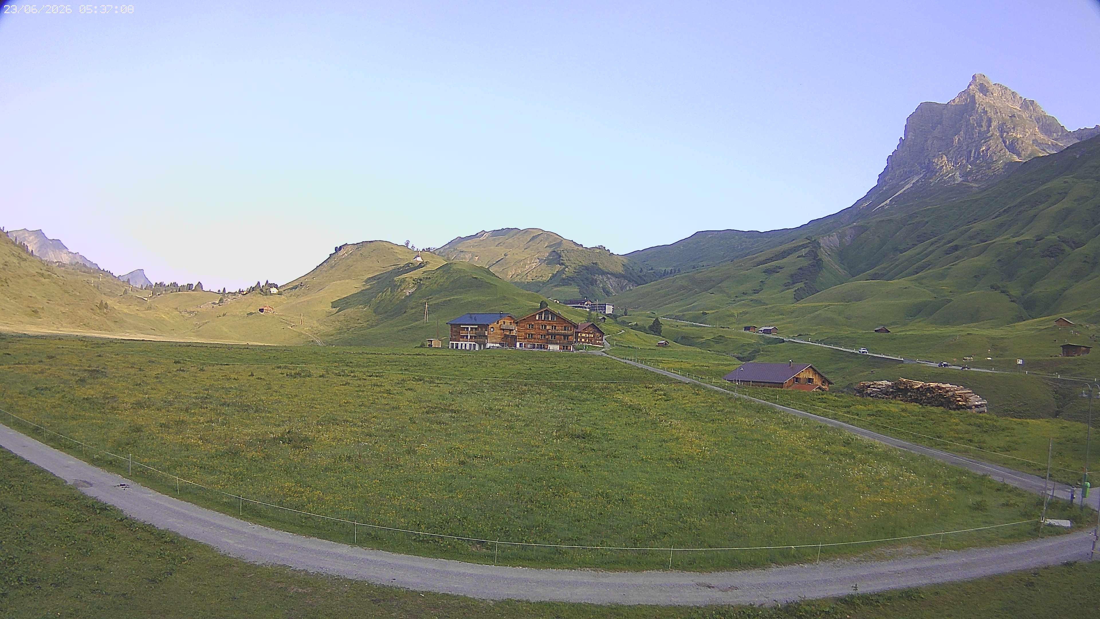 Archived image Webcam Jägeralpe near Warth