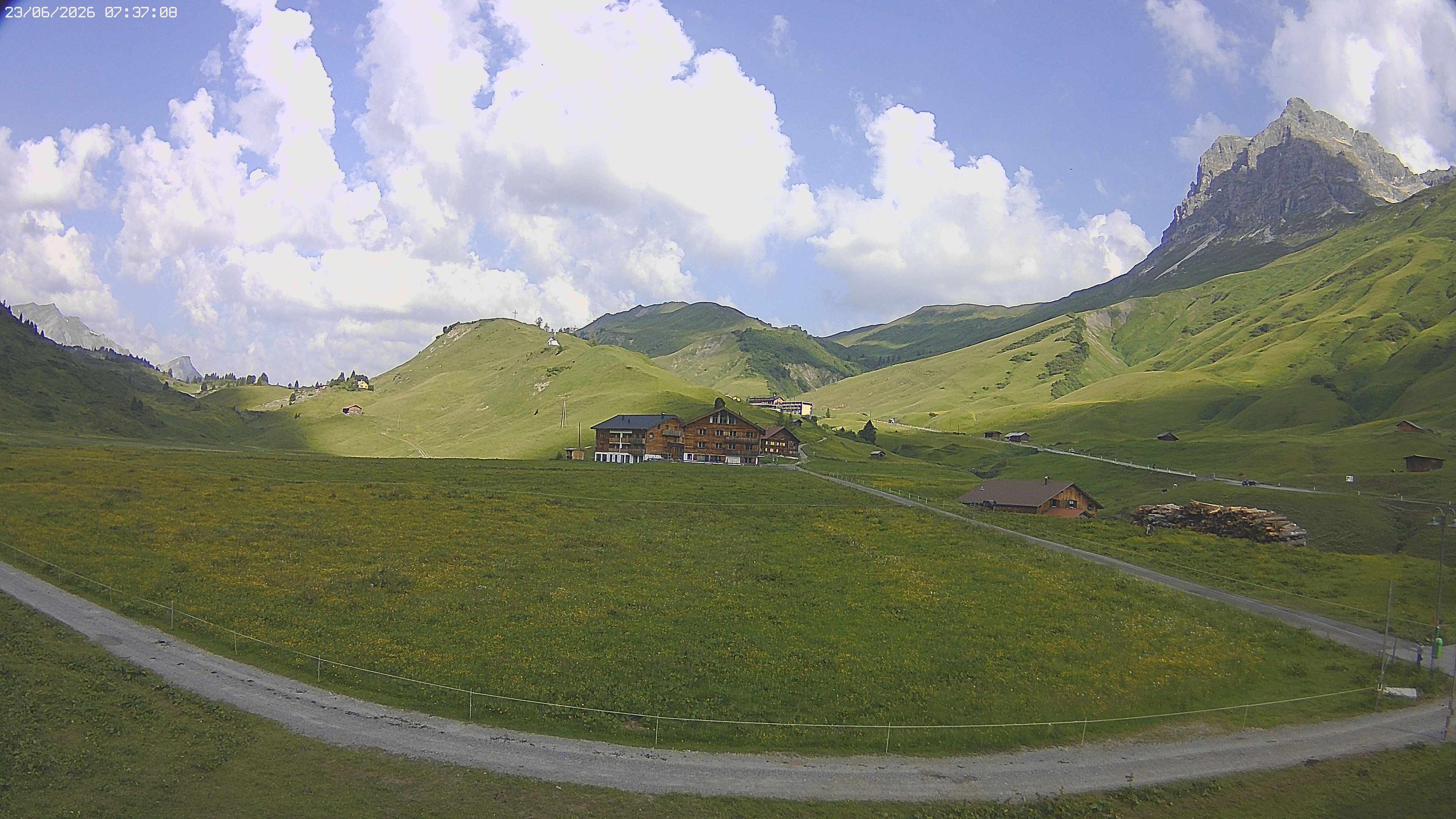 Archived image Webcam Jägeralpe near Warth