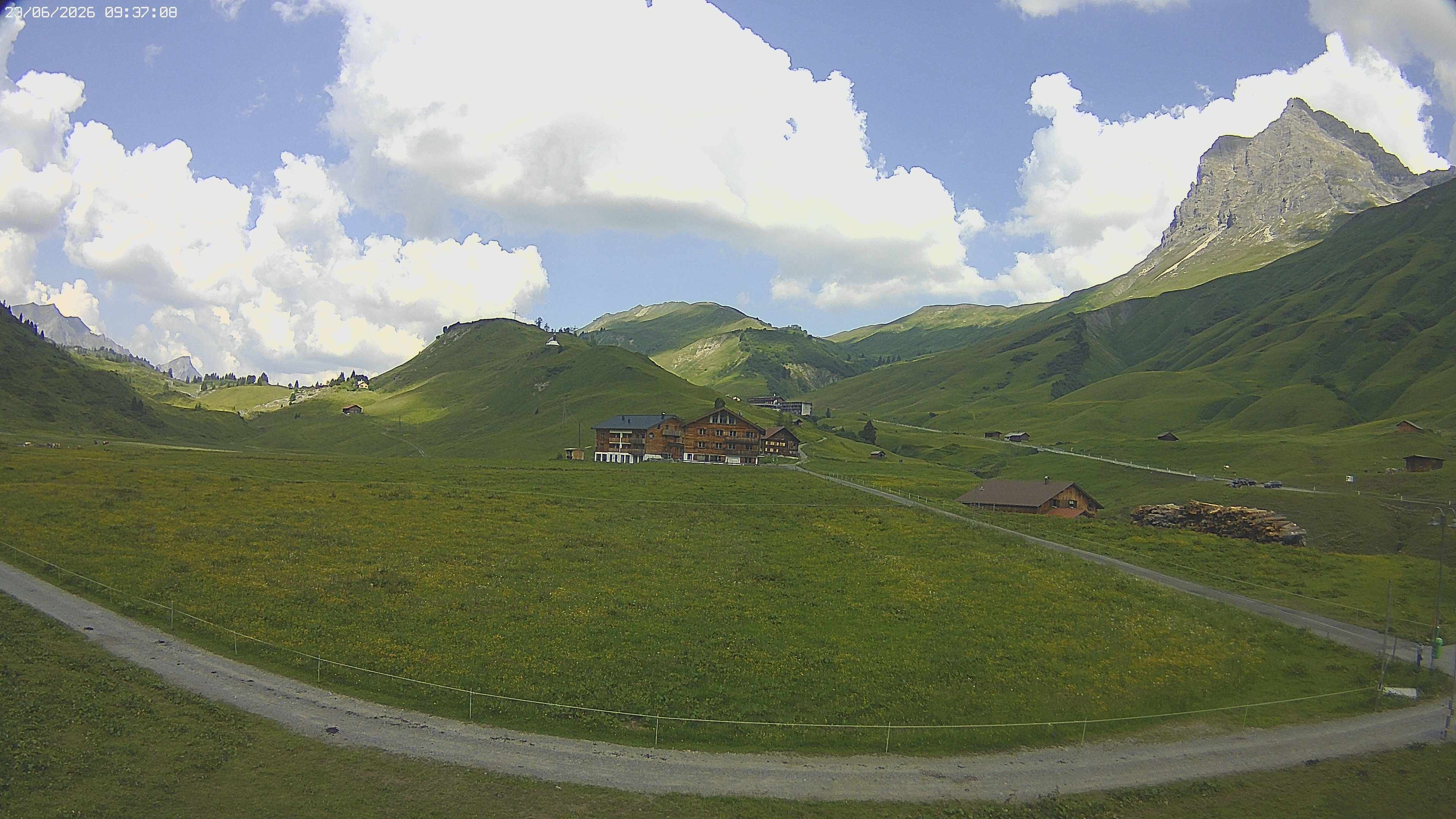 Archived image Webcam Jägeralpe near Warth