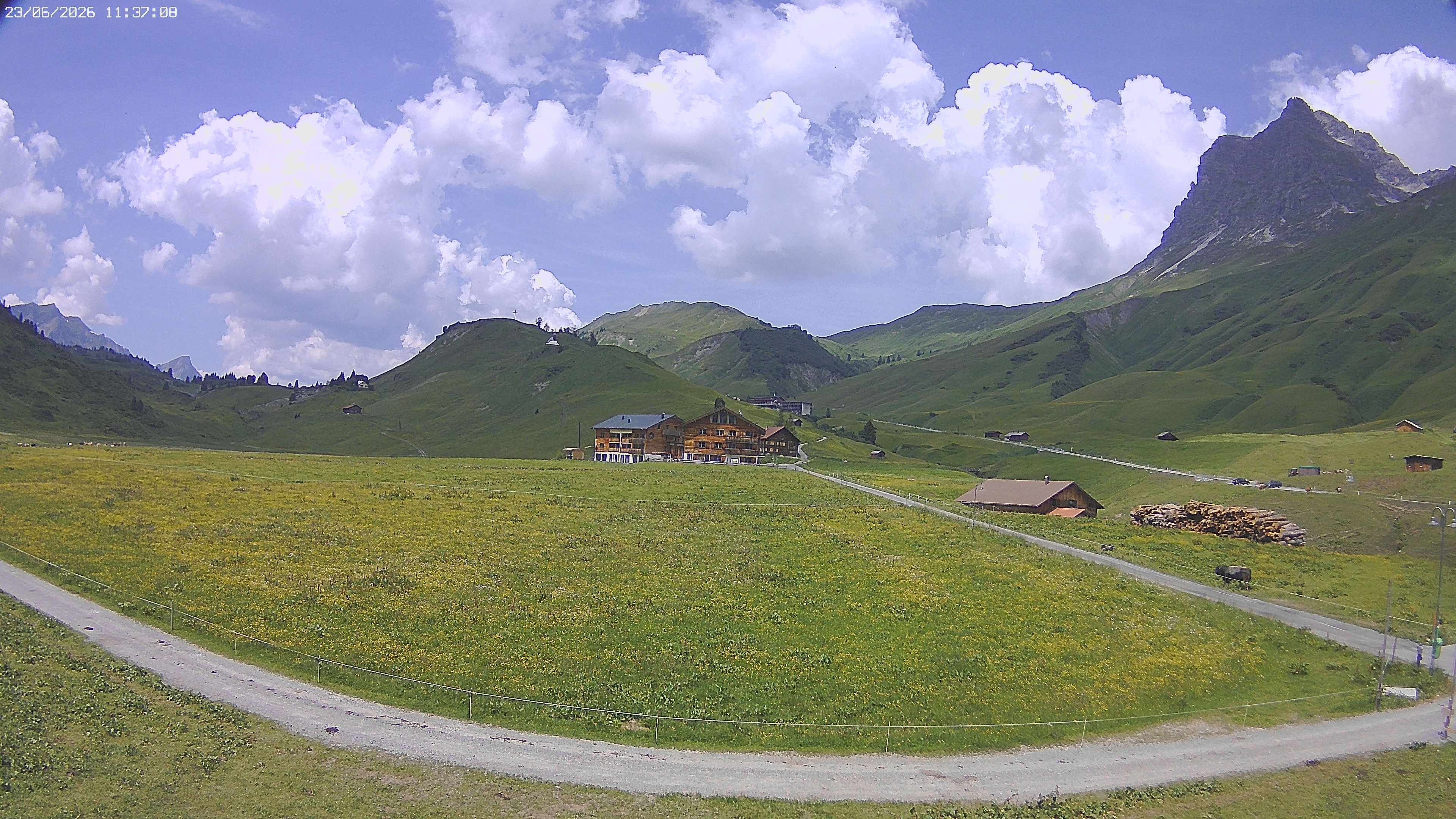Archived image Webcam Jägeralpe near Warth