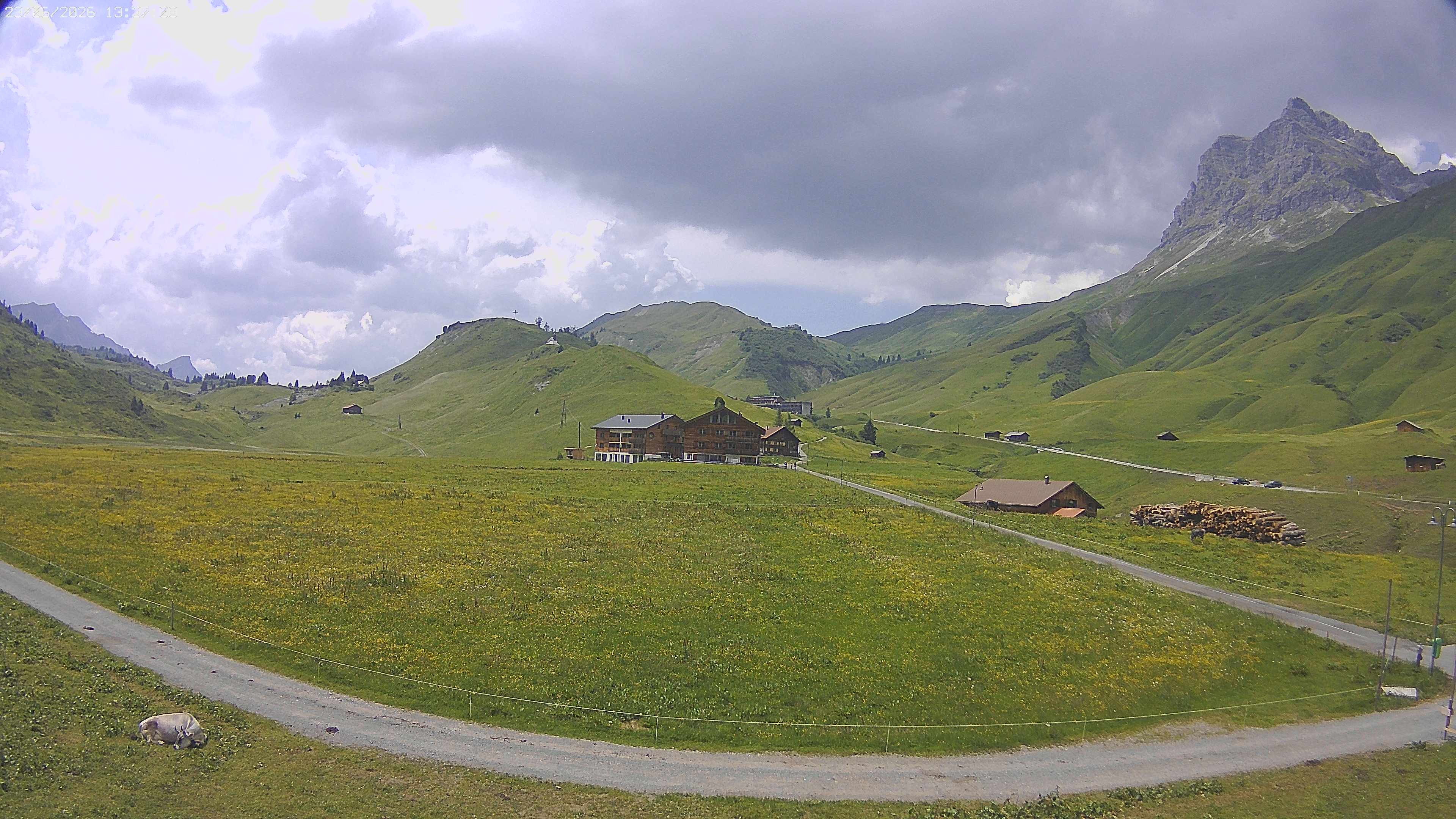 Archived image Webcam Jägeralpe near Warth