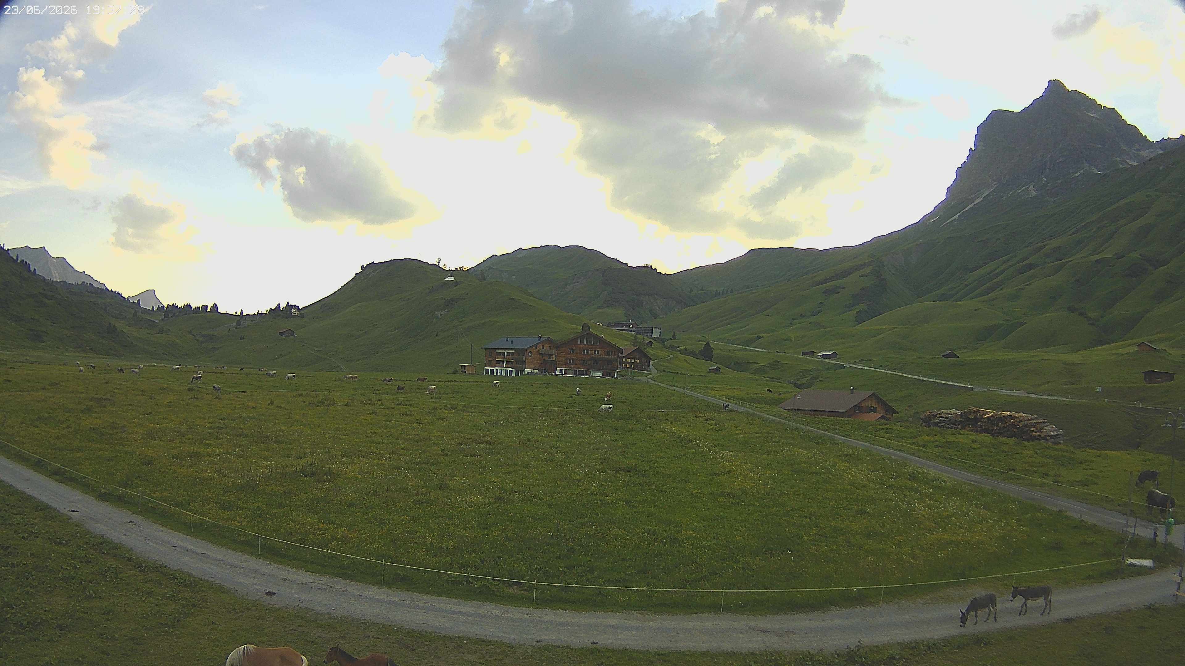 Archived image Webcam Jägeralpe near Warth