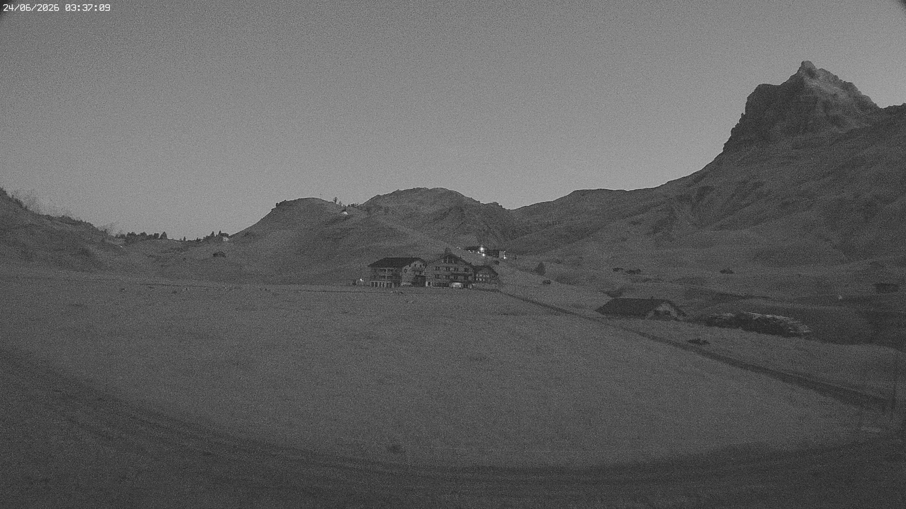 Archiv Foto Webcam Jägeralpe bei Warth
