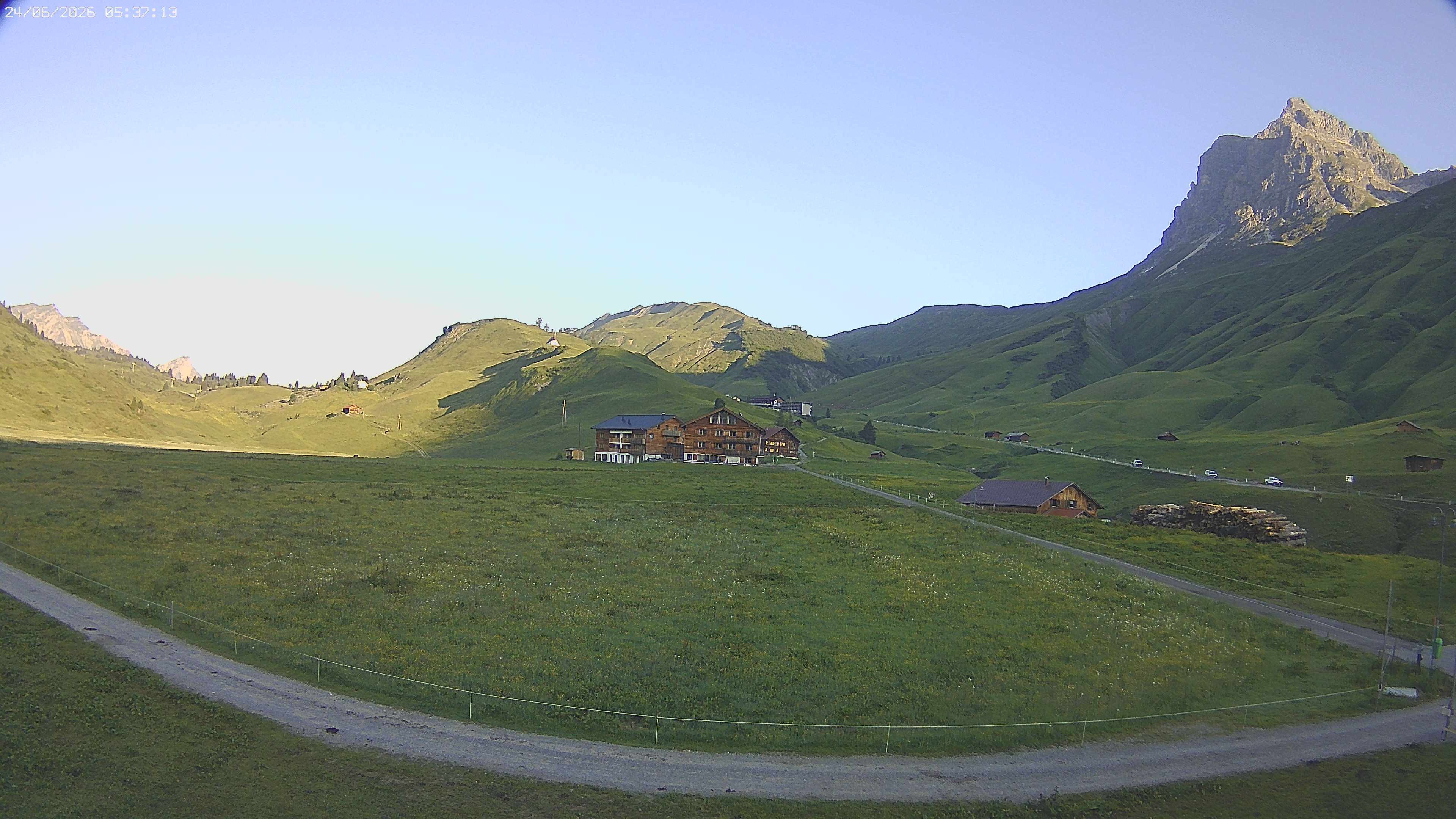 Archiv Foto Webcam Jägeralpe bei Warth