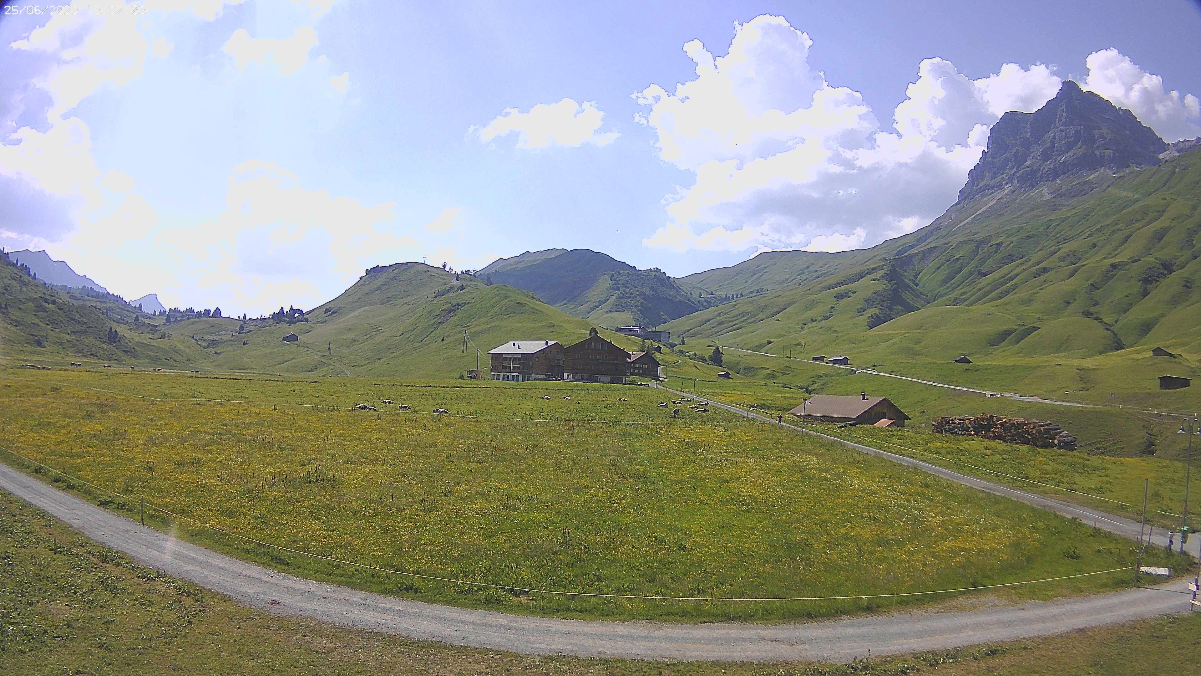 Archived image Webcam Jägeralpe near Warth