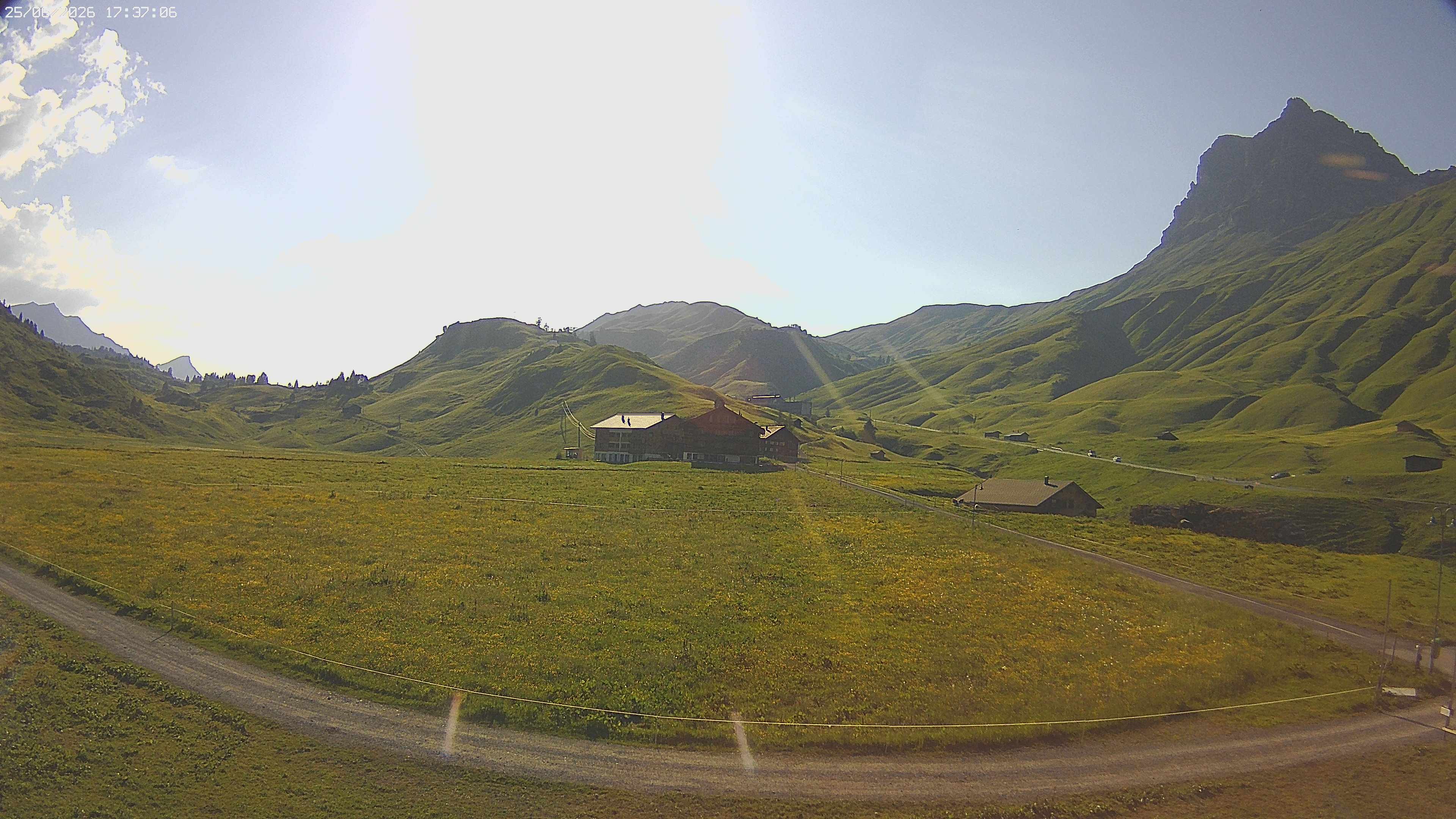 Archived image Webcam Jägeralpe near Warth