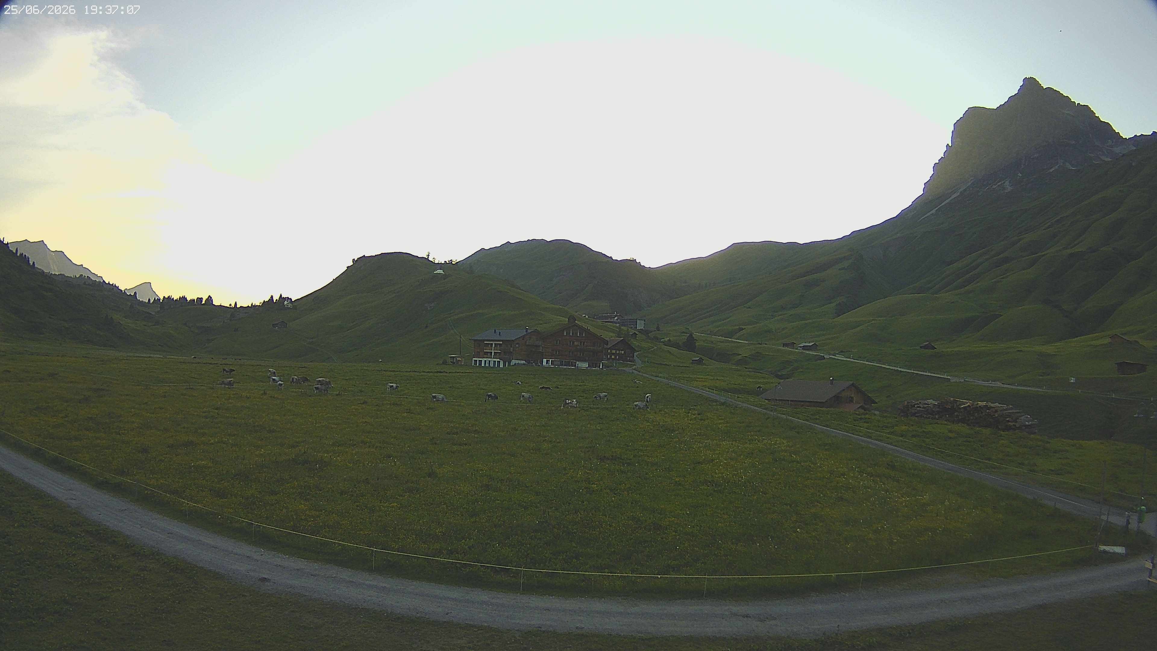 Archived image Webcam Jägeralpe near Warth