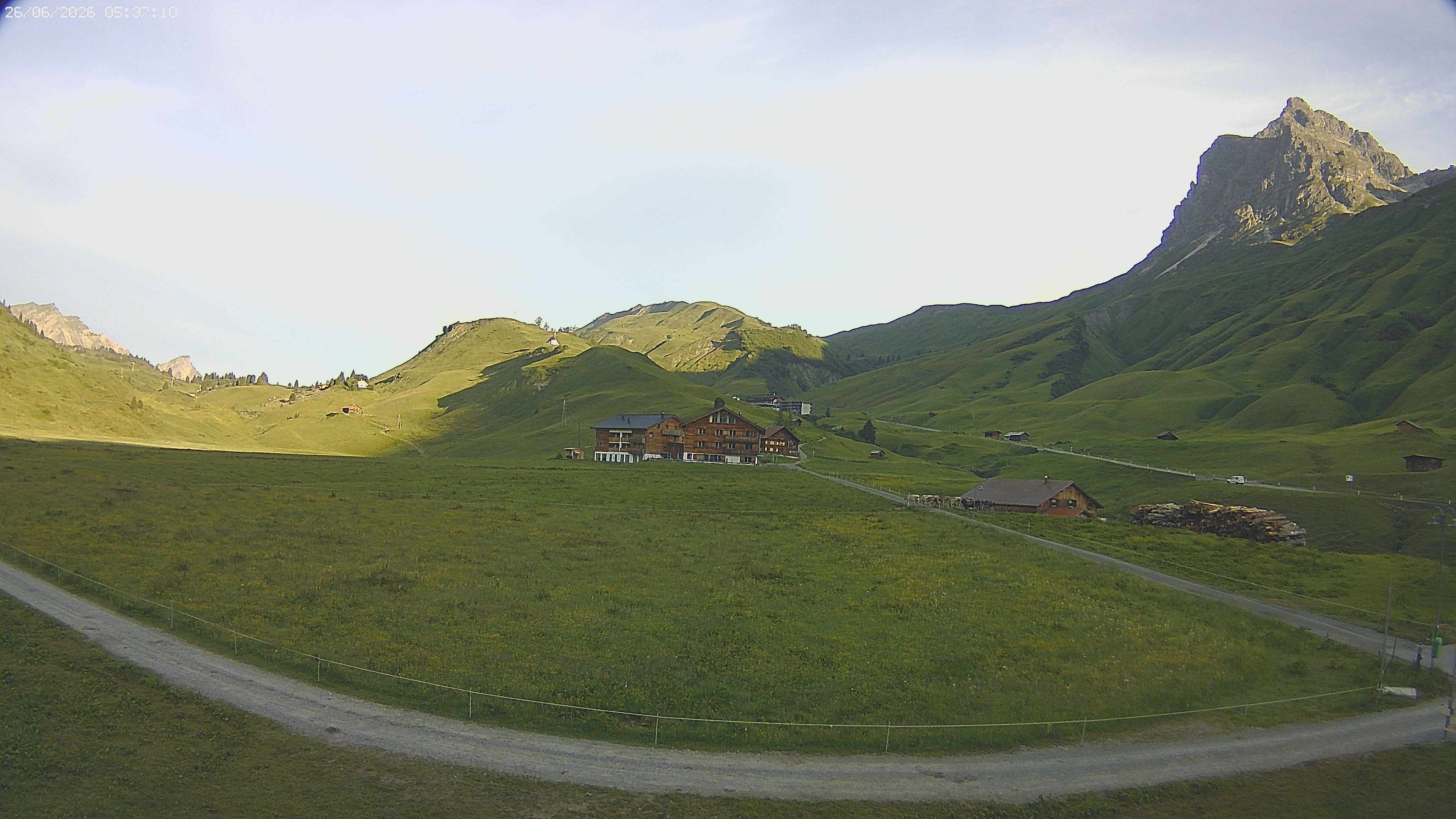 Archived image Webcam Jägeralpe near Warth