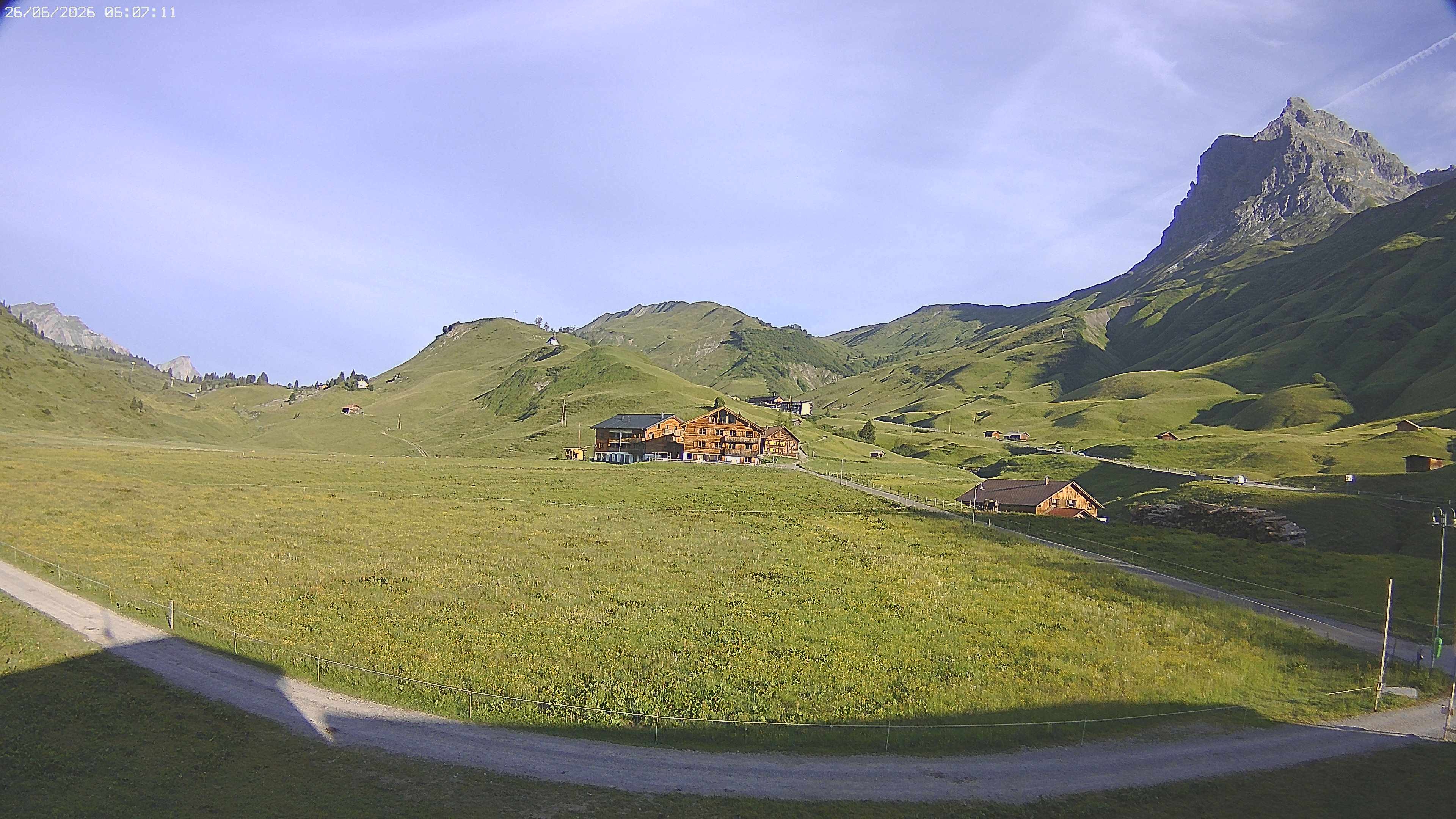 Archived image Webcam Jägeralpe near Warth