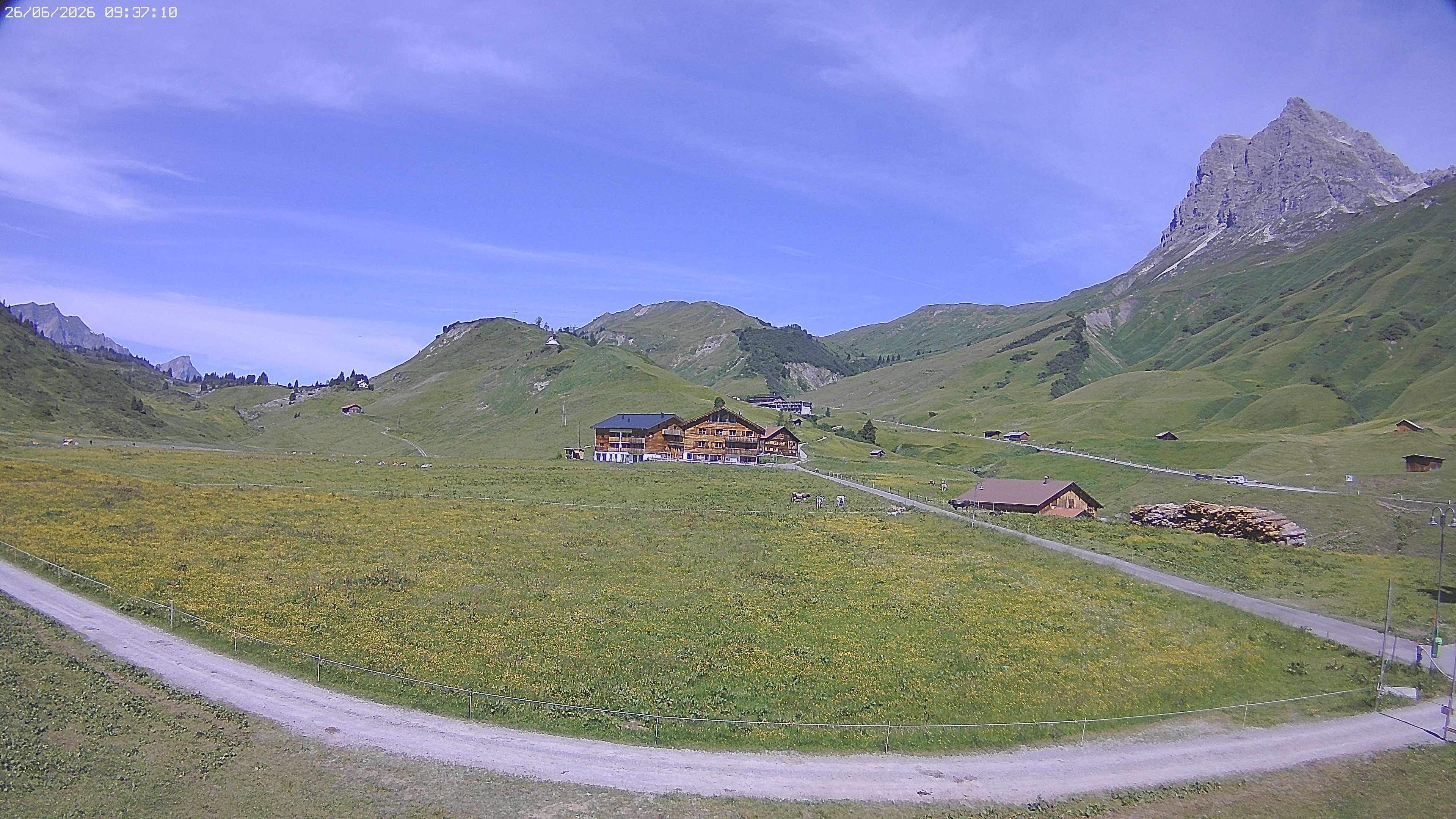 Archived image Webcam Jägeralpe near Warth