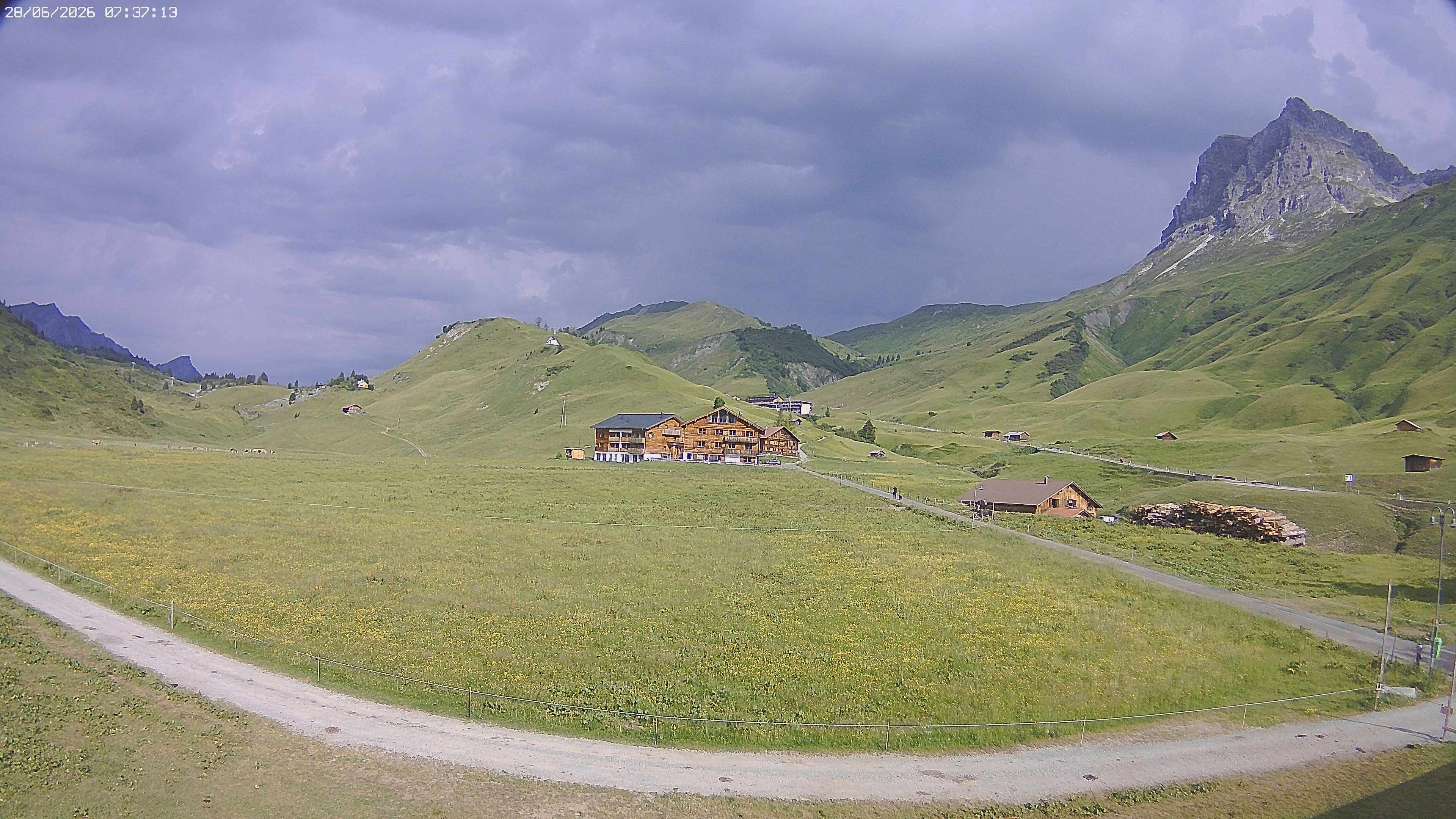 Archiv Foto Webcam Jägeralpe bei Warth