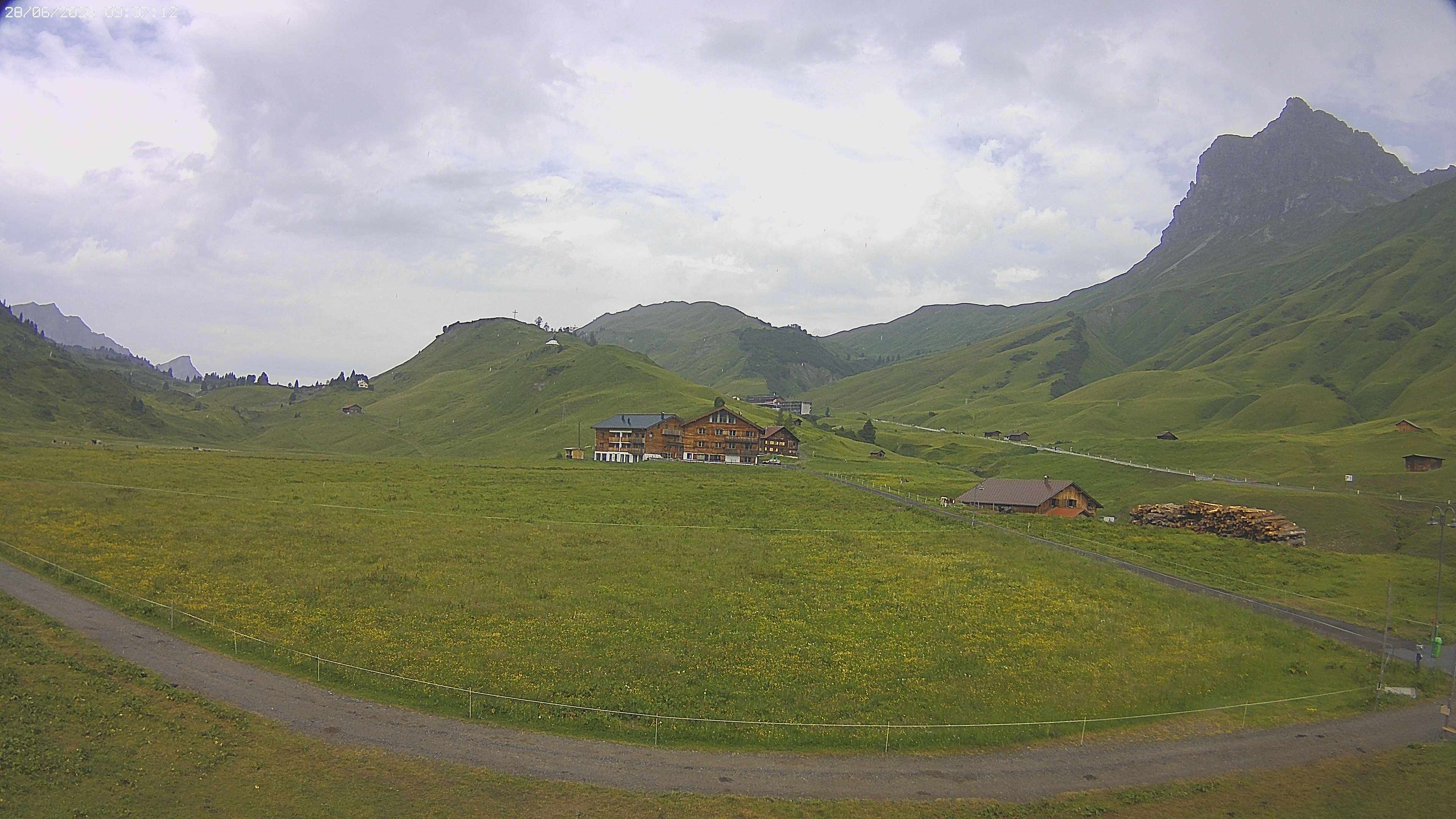Archived image Webcam Jägeralpe near Warth