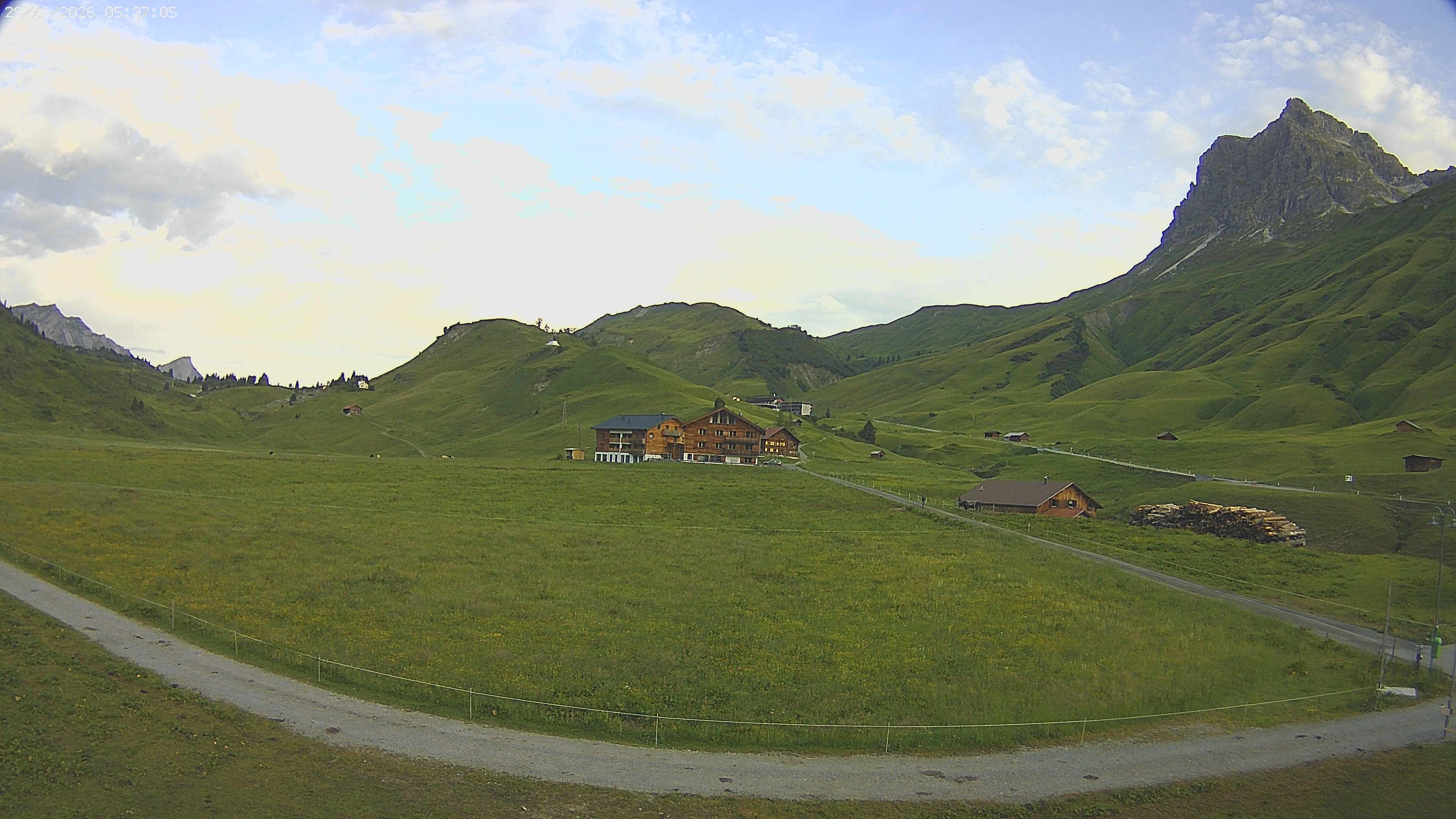 Archiv Foto Webcam Jägeralpe bei Warth
