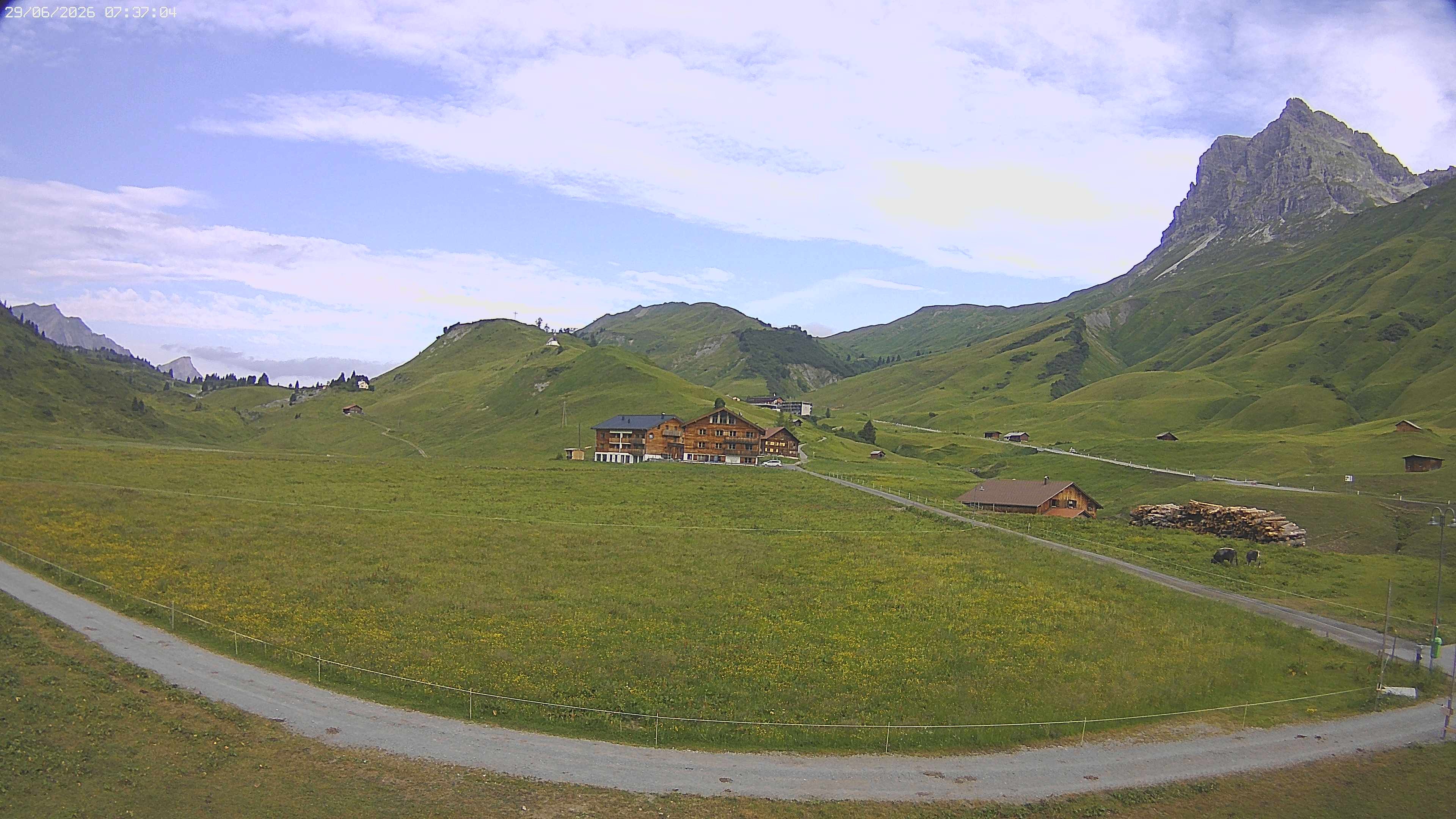 Archiv Foto Webcam Jägeralpe bei Warth