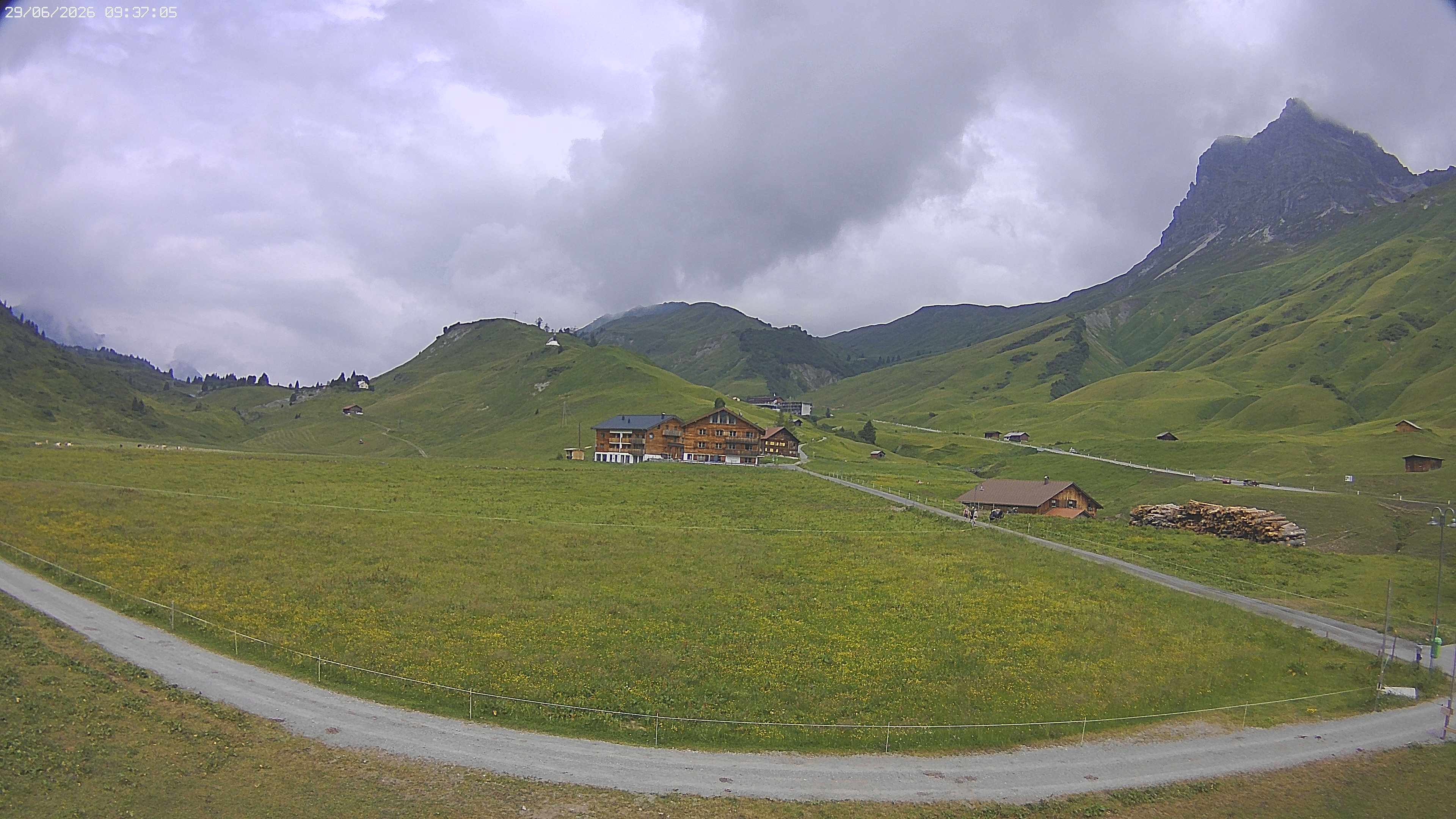 Archiv Foto Webcam Jägeralpe bei Warth