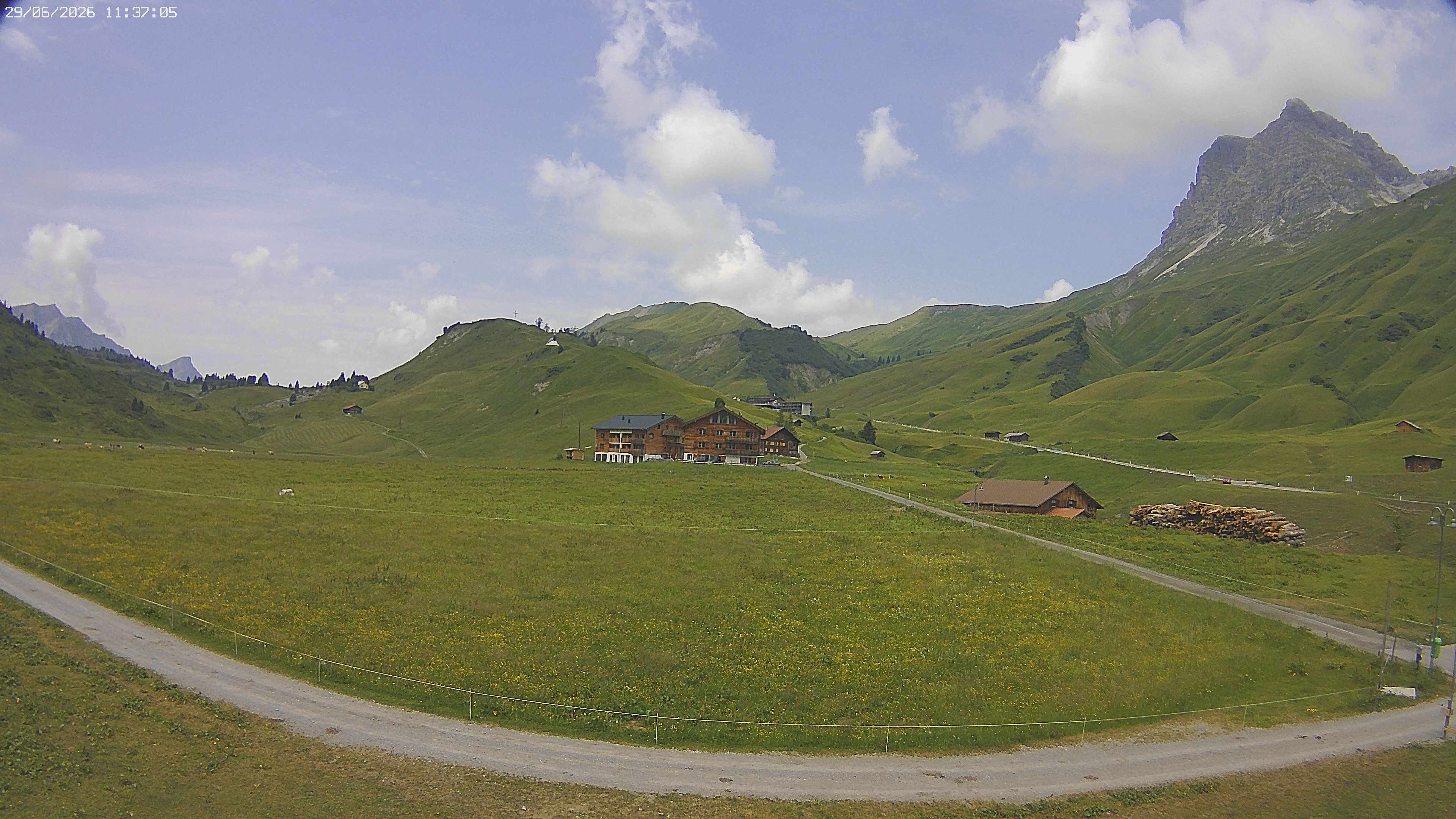 Archiv Foto Webcam Jägeralpe bei Warth