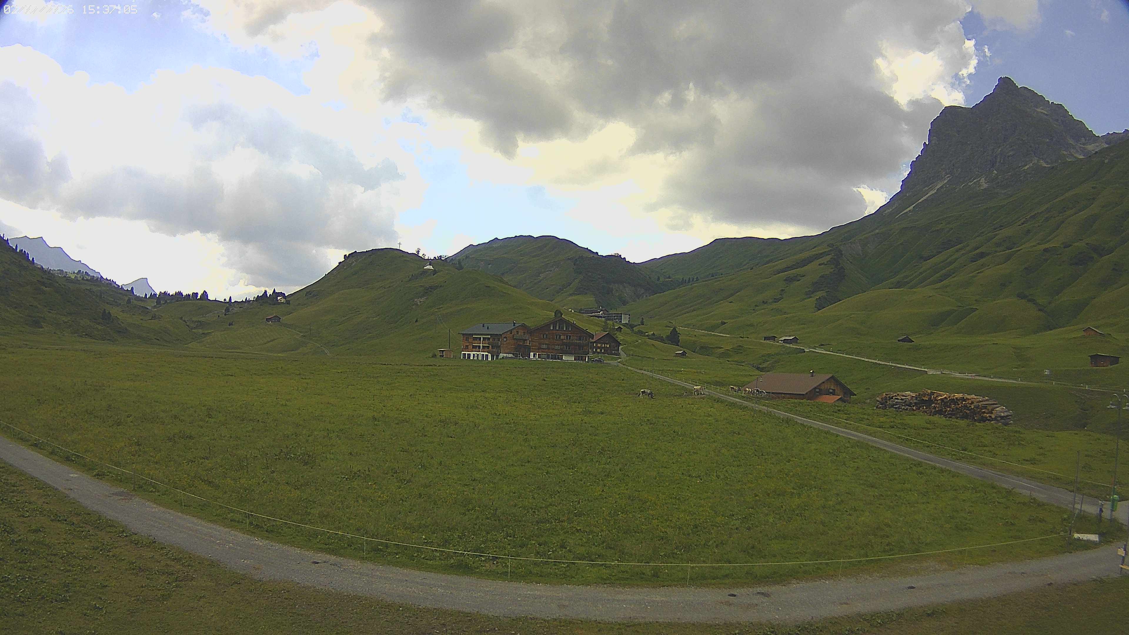 Archiv Foto Webcam Jägeralpe bei Warth