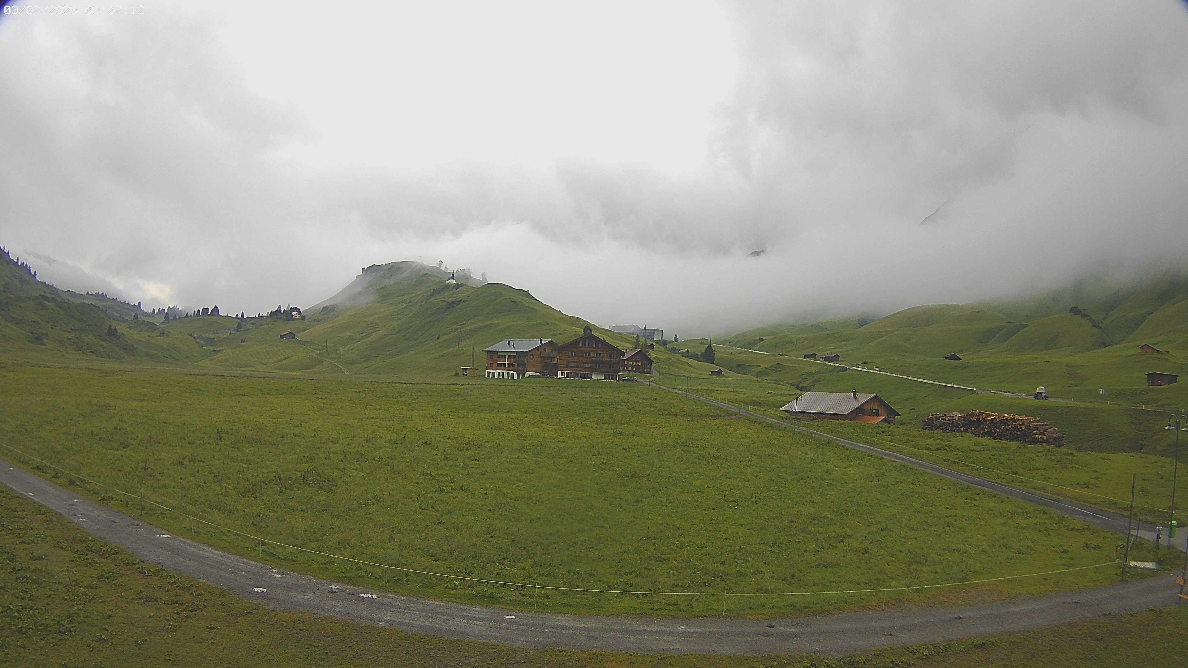 Archiv Foto Webcam Jägeralpe bei Warth