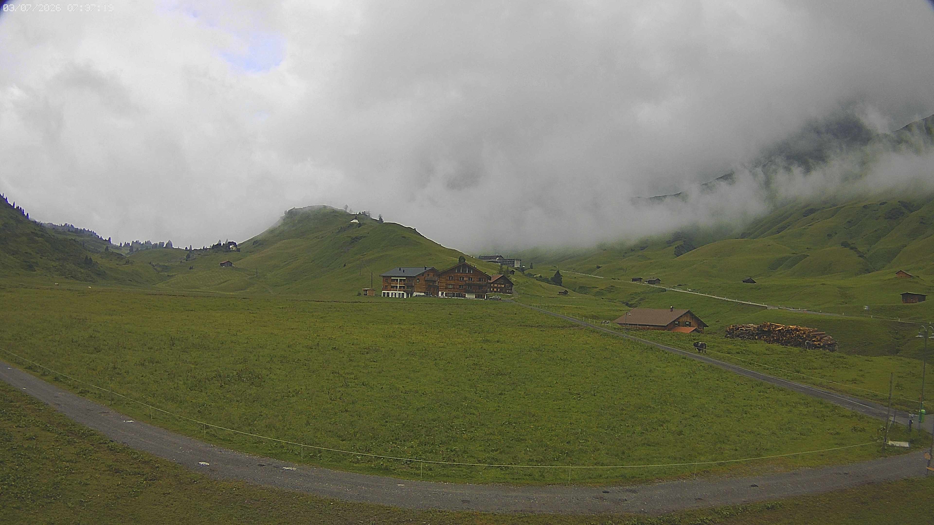 Archived image Webcam Jägeralpe near Warth