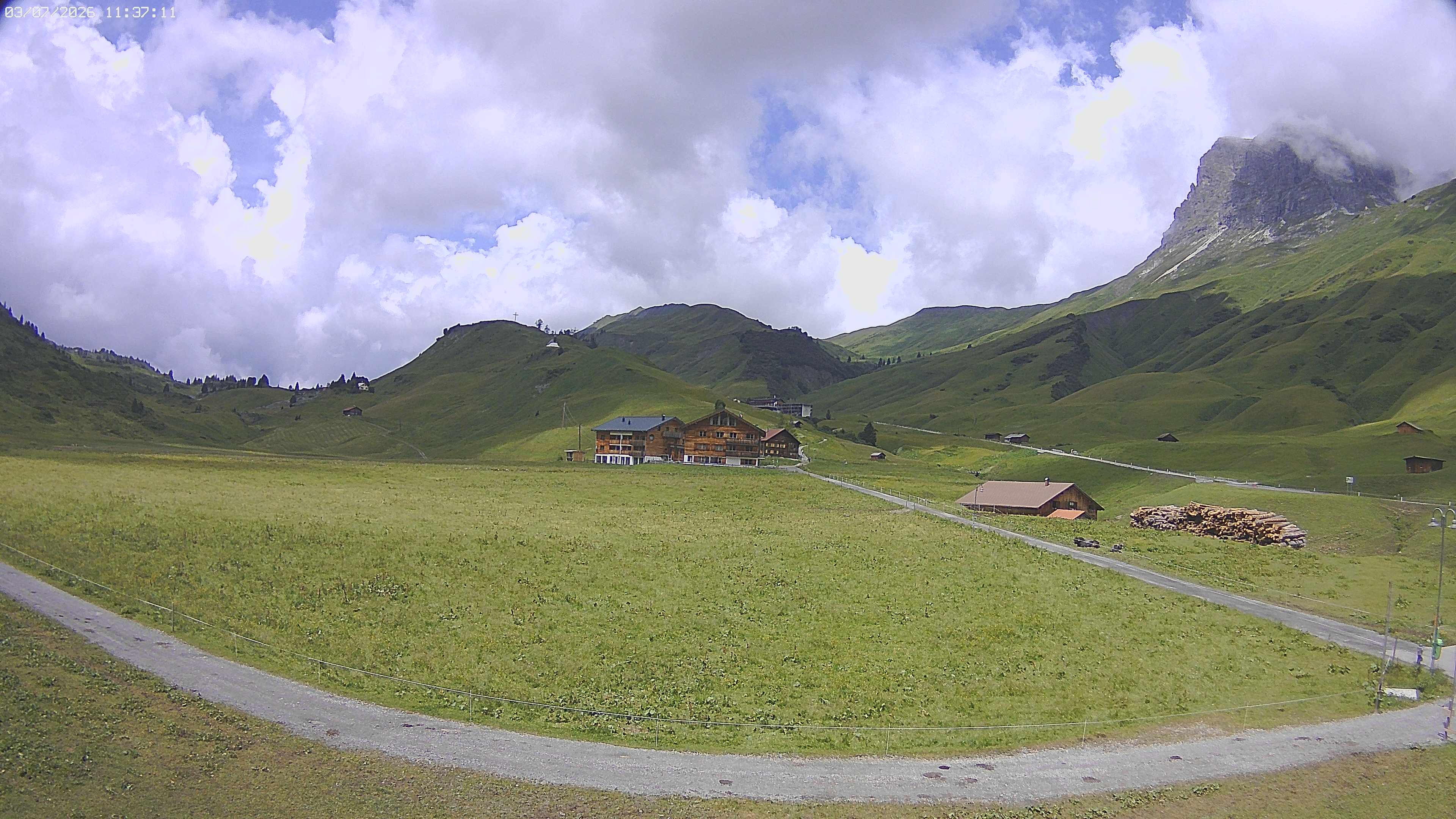Archived image Webcam Jägeralpe near Warth