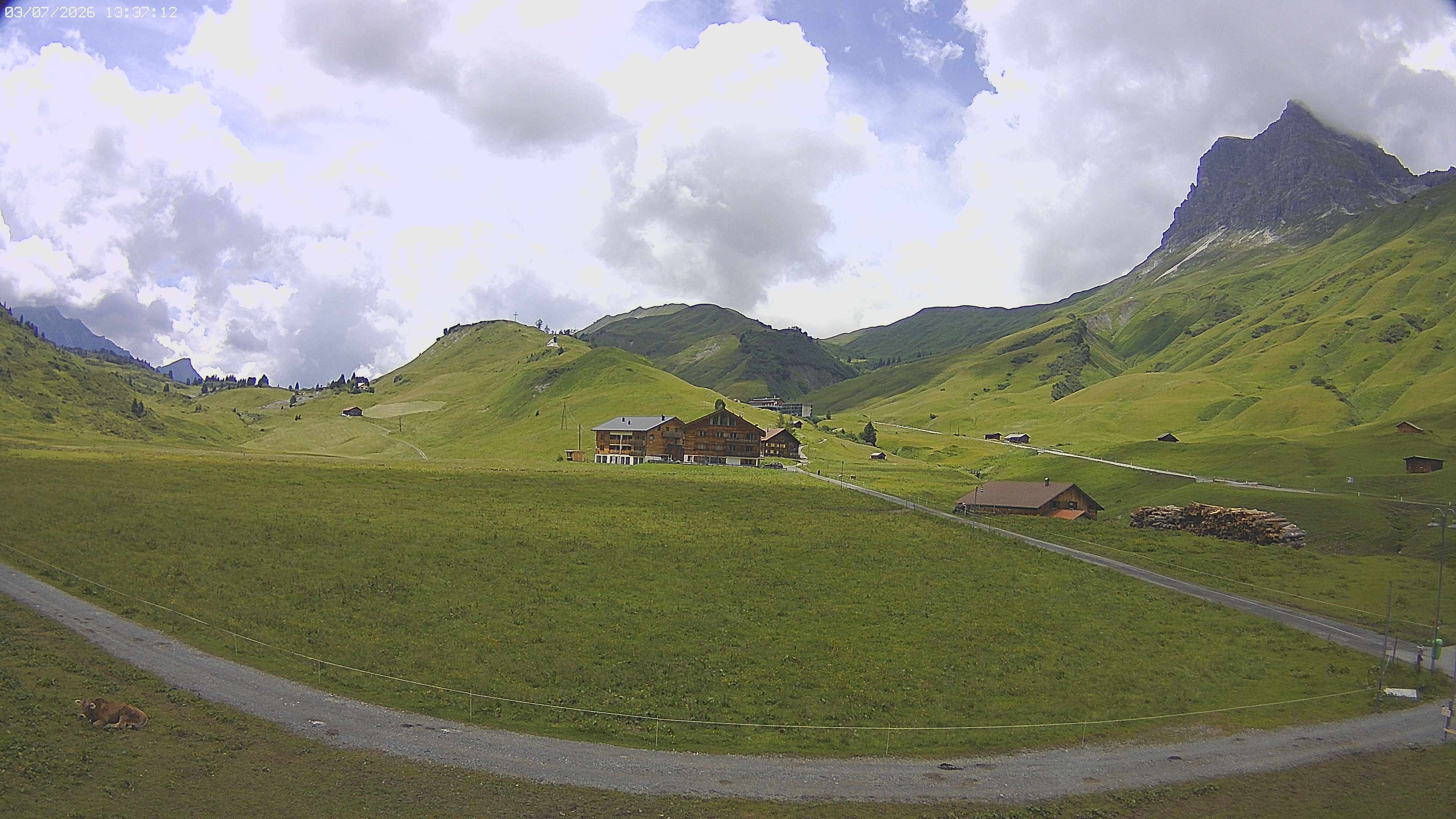 Archived image Webcam Jägeralpe near Warth
