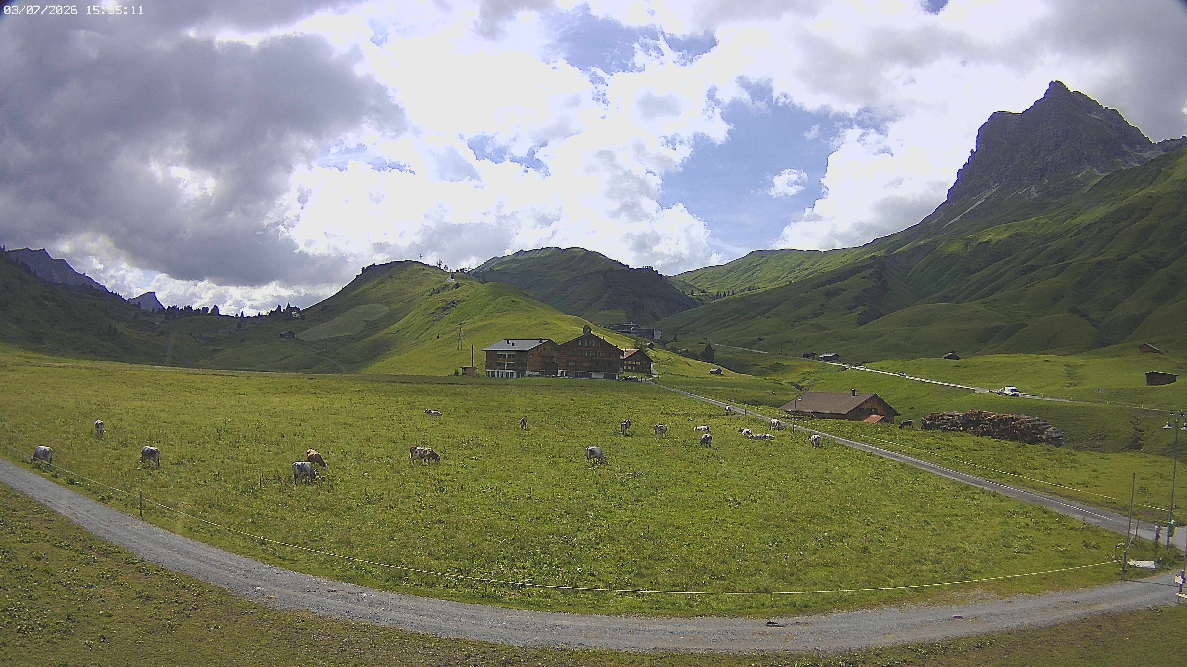 Archived image Webcam Jägeralpe near Warth
