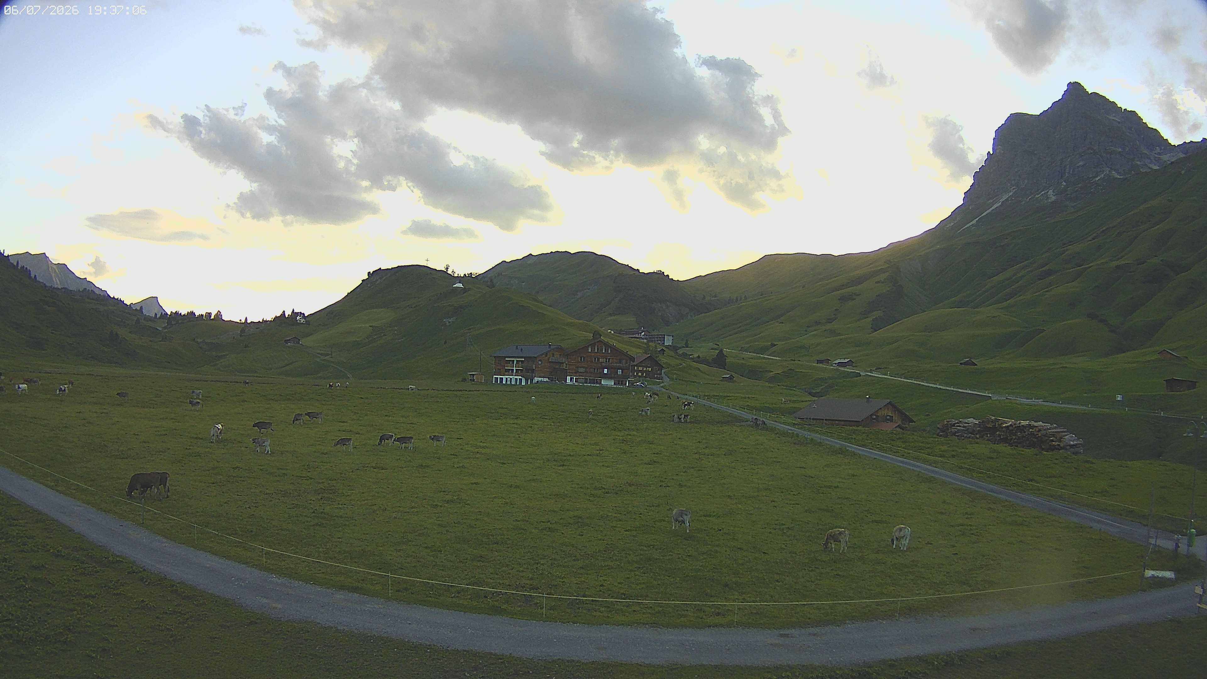 Archiv Foto Webcam Jägeralpe bei Warth