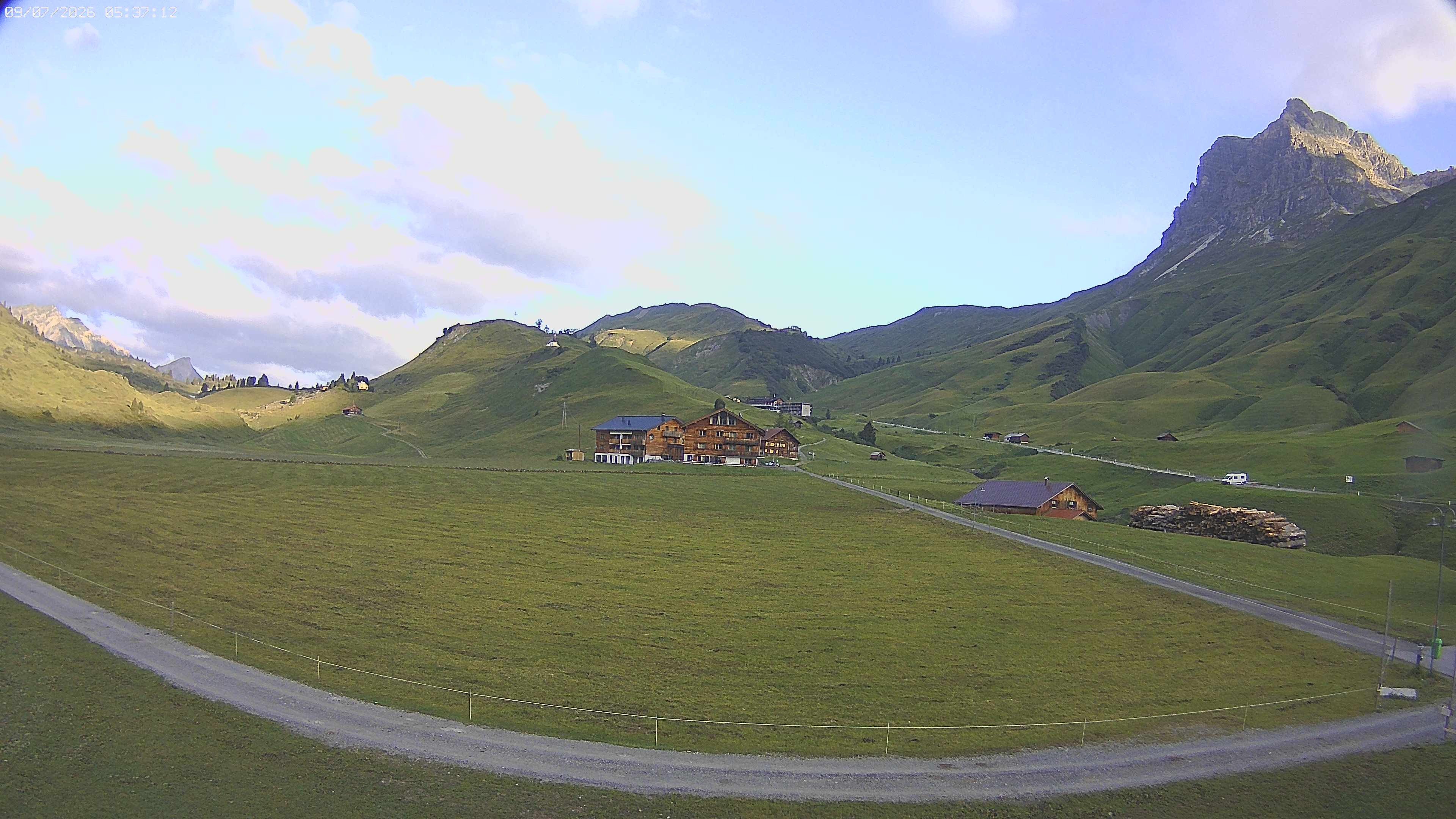 Archiv Foto Webcam Jägeralpe bei Warth