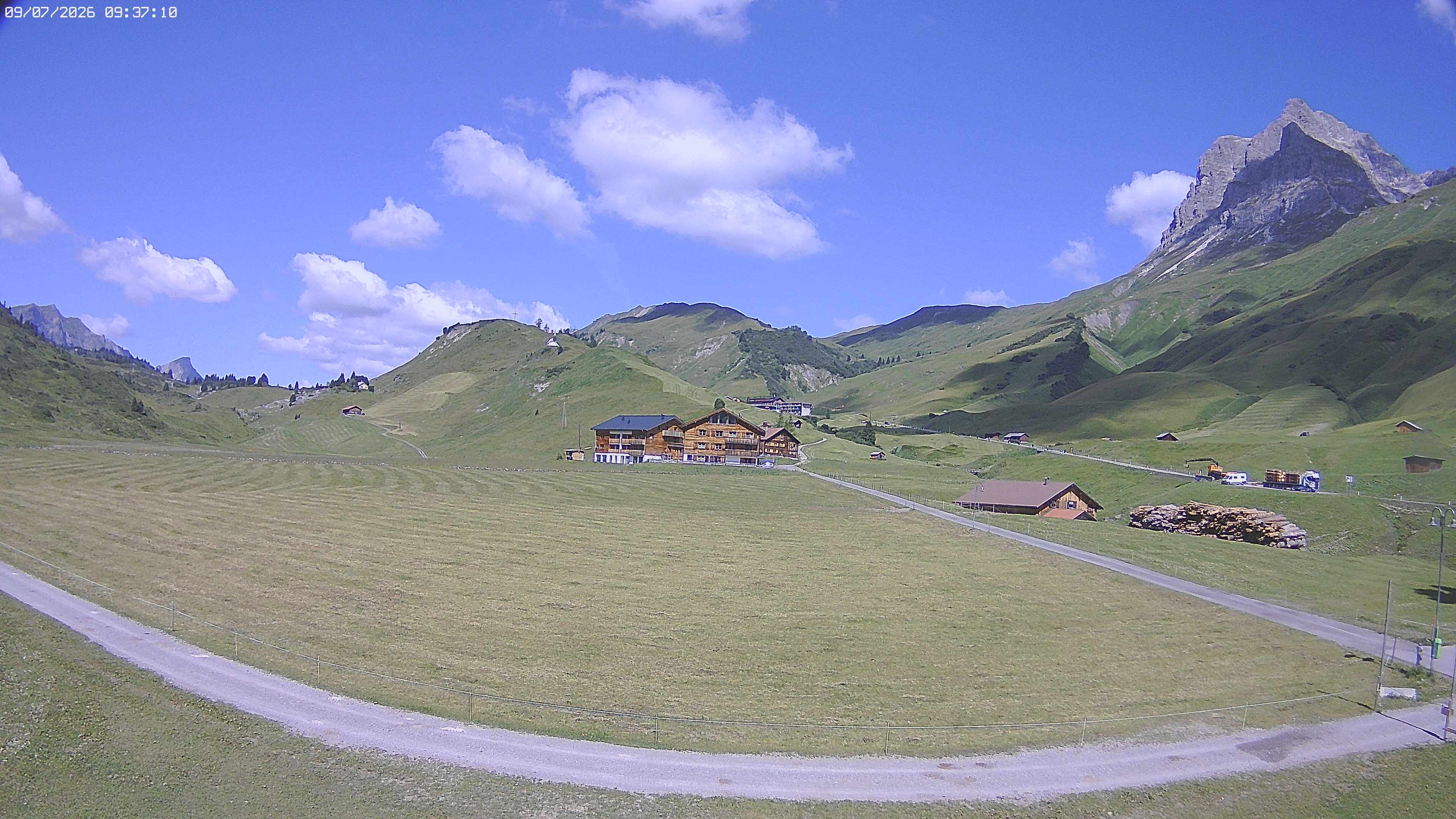 Archiv Foto Webcam Jägeralpe bei Warth