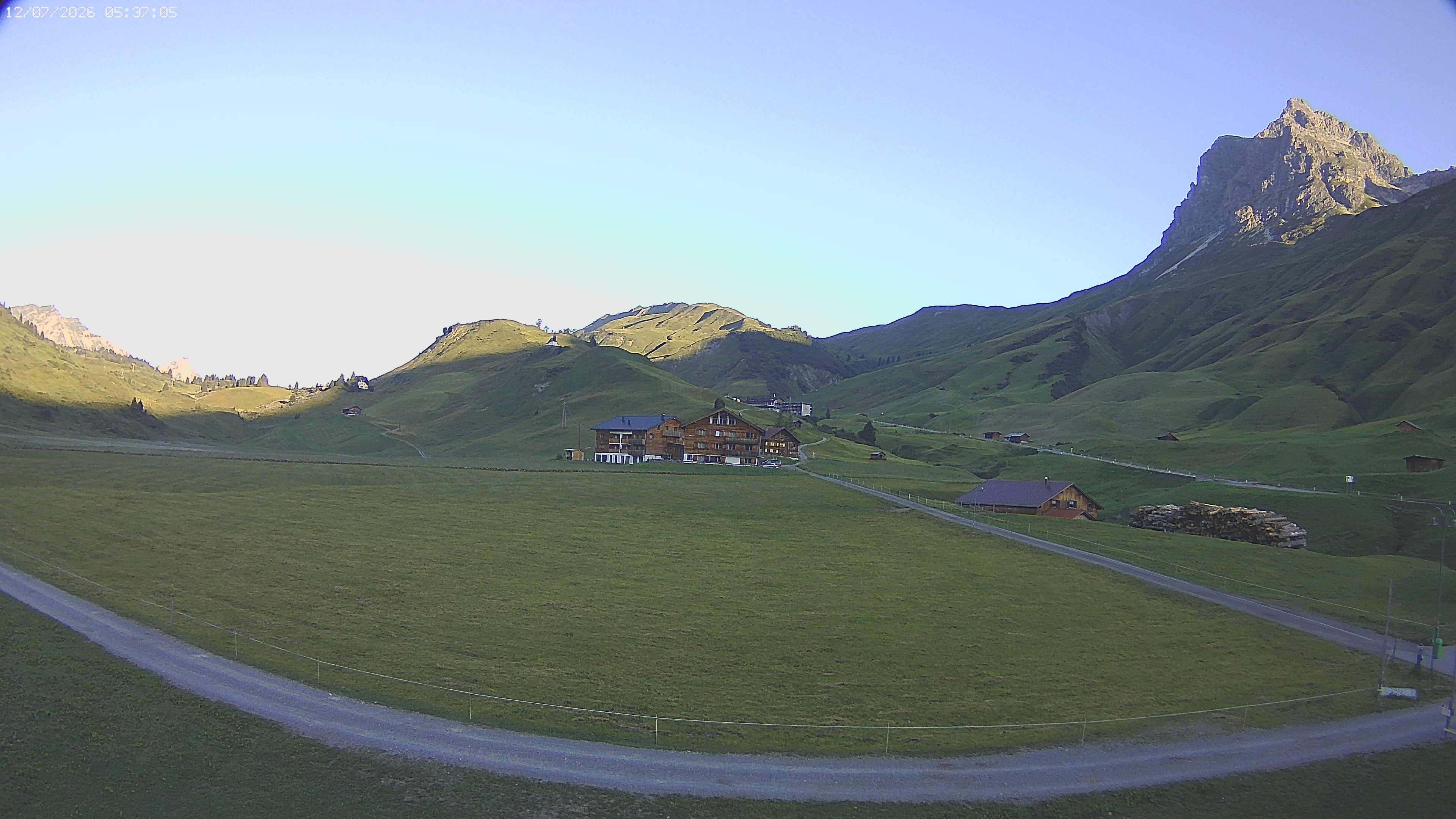Archived image Webcam Jägeralpe near Warth