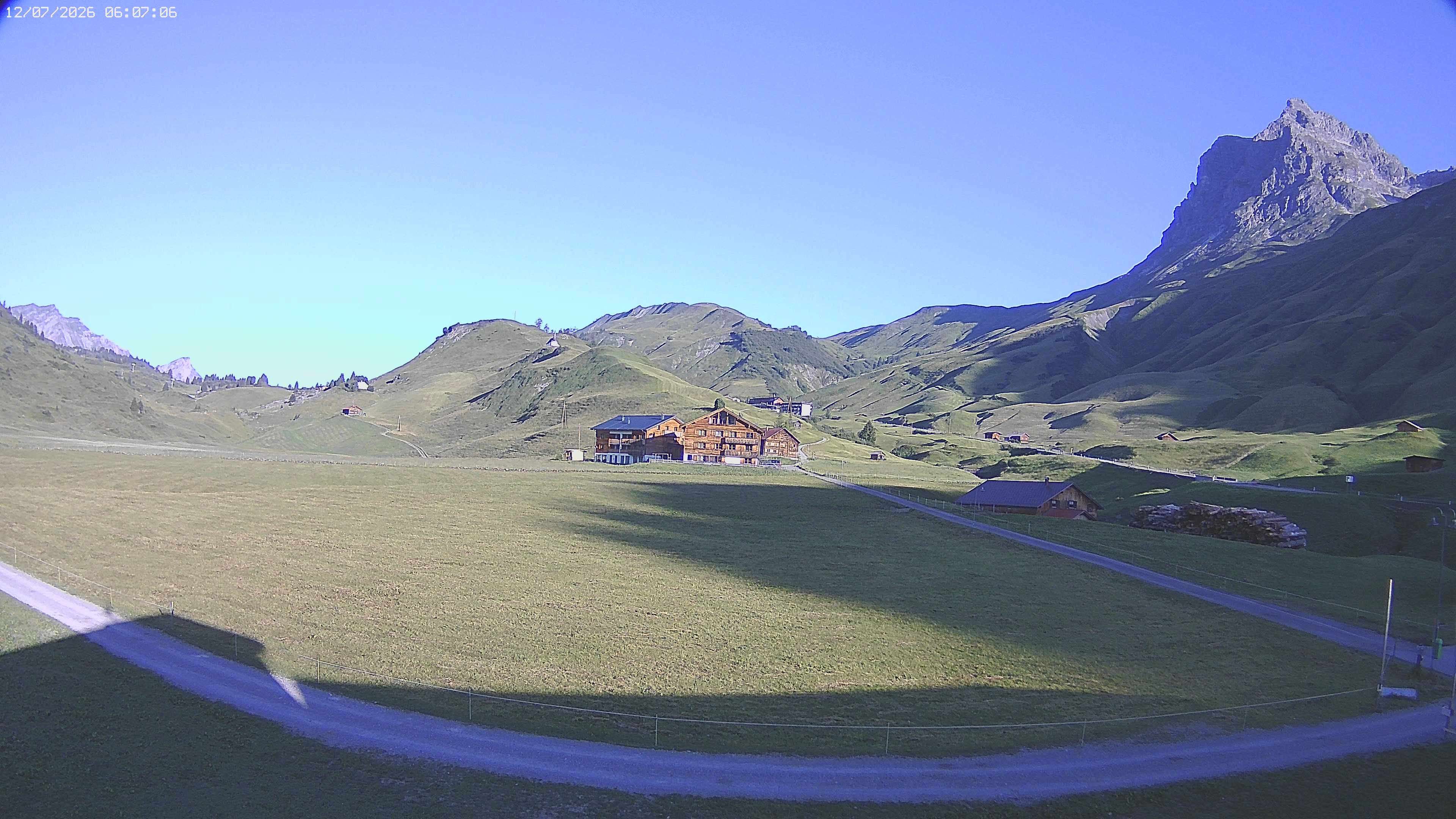 Archived image Webcam Jägeralpe near Warth