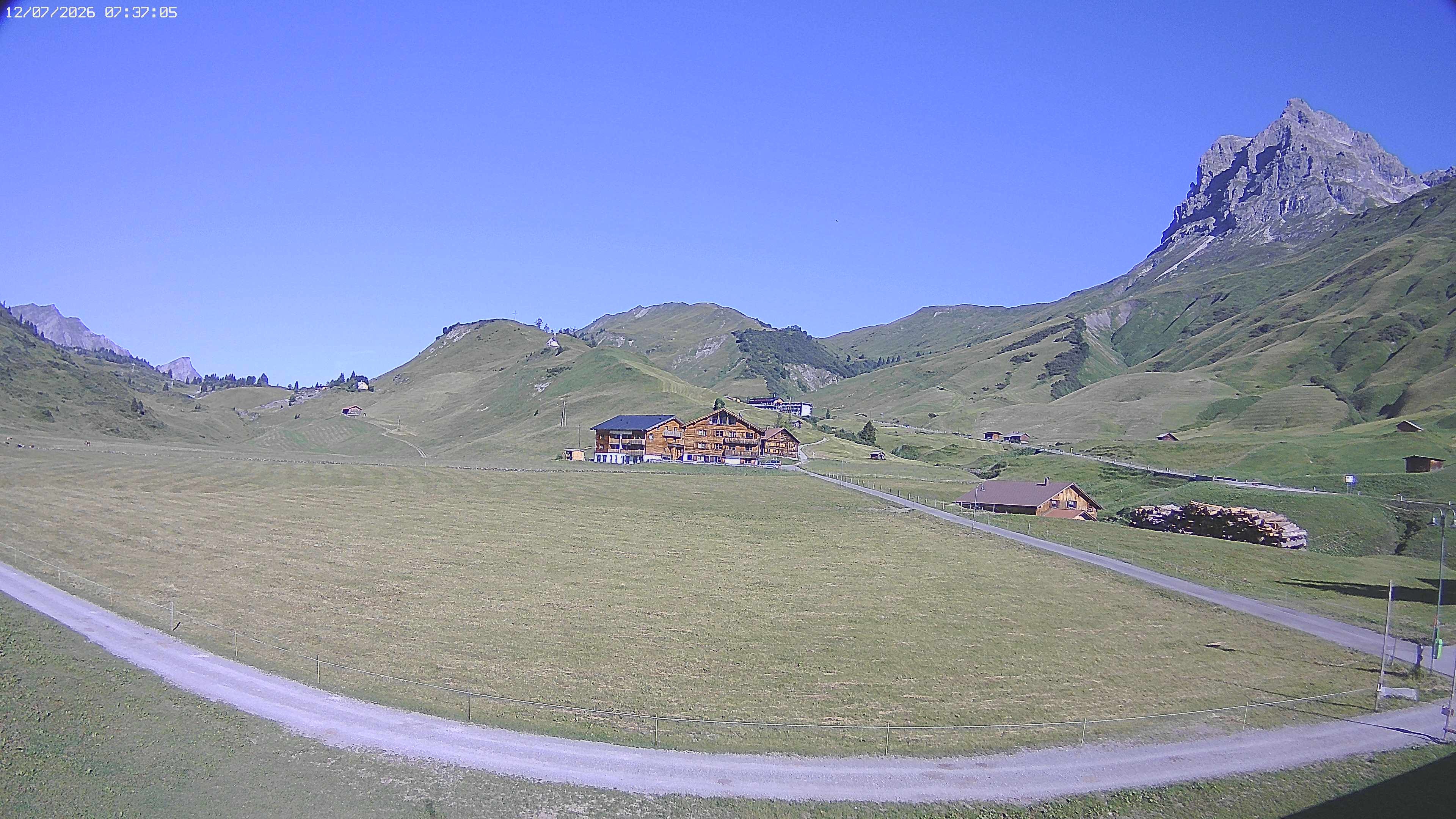Archived image Webcam Jägeralpe near Warth