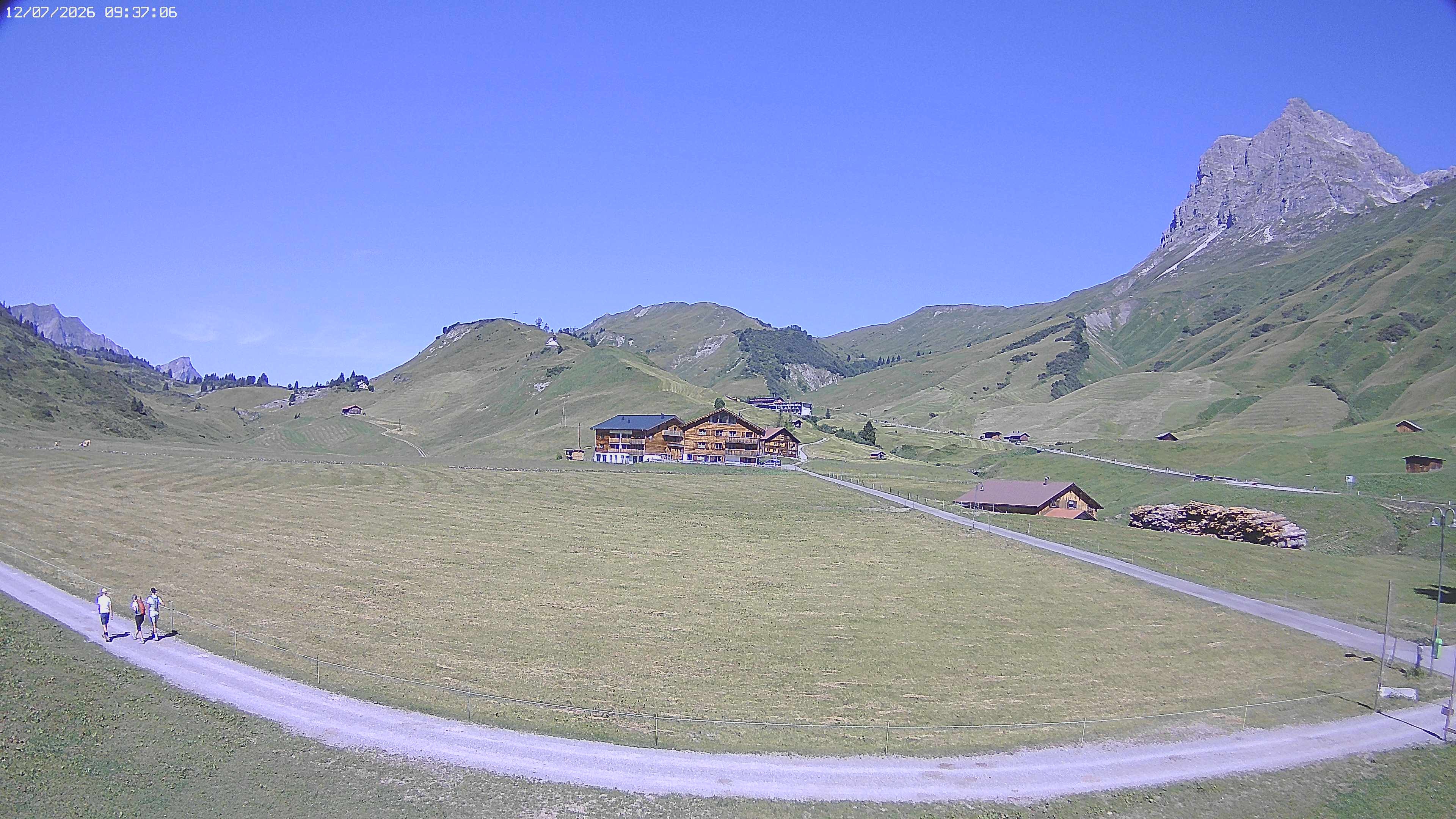 Archived image Webcam Jägeralpe near Warth