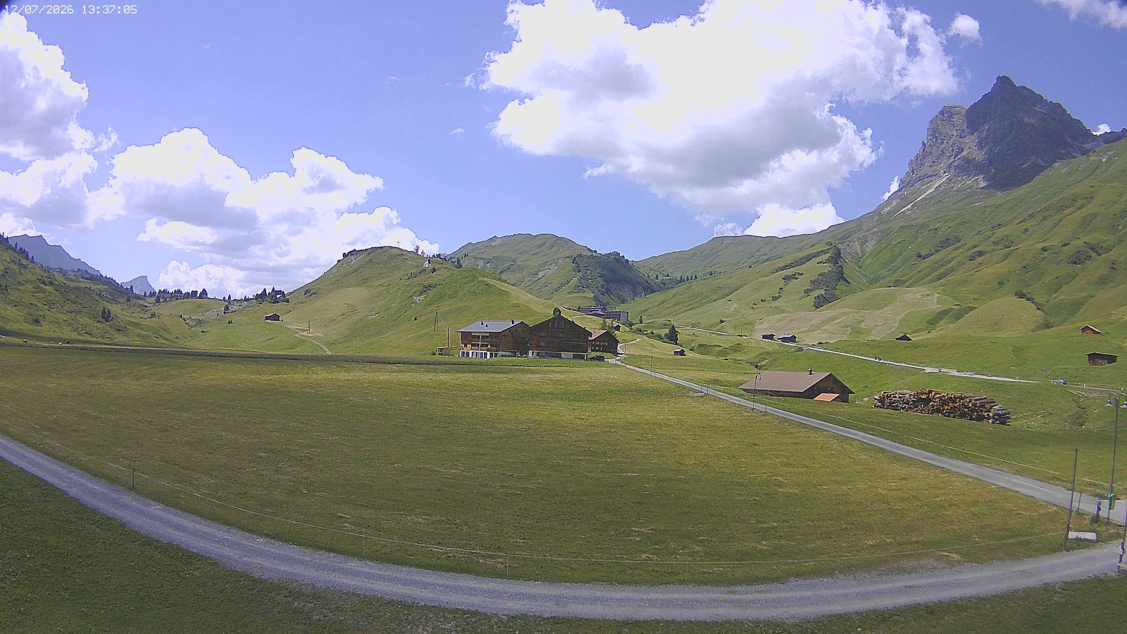 Archived image Webcam Jägeralpe near Warth